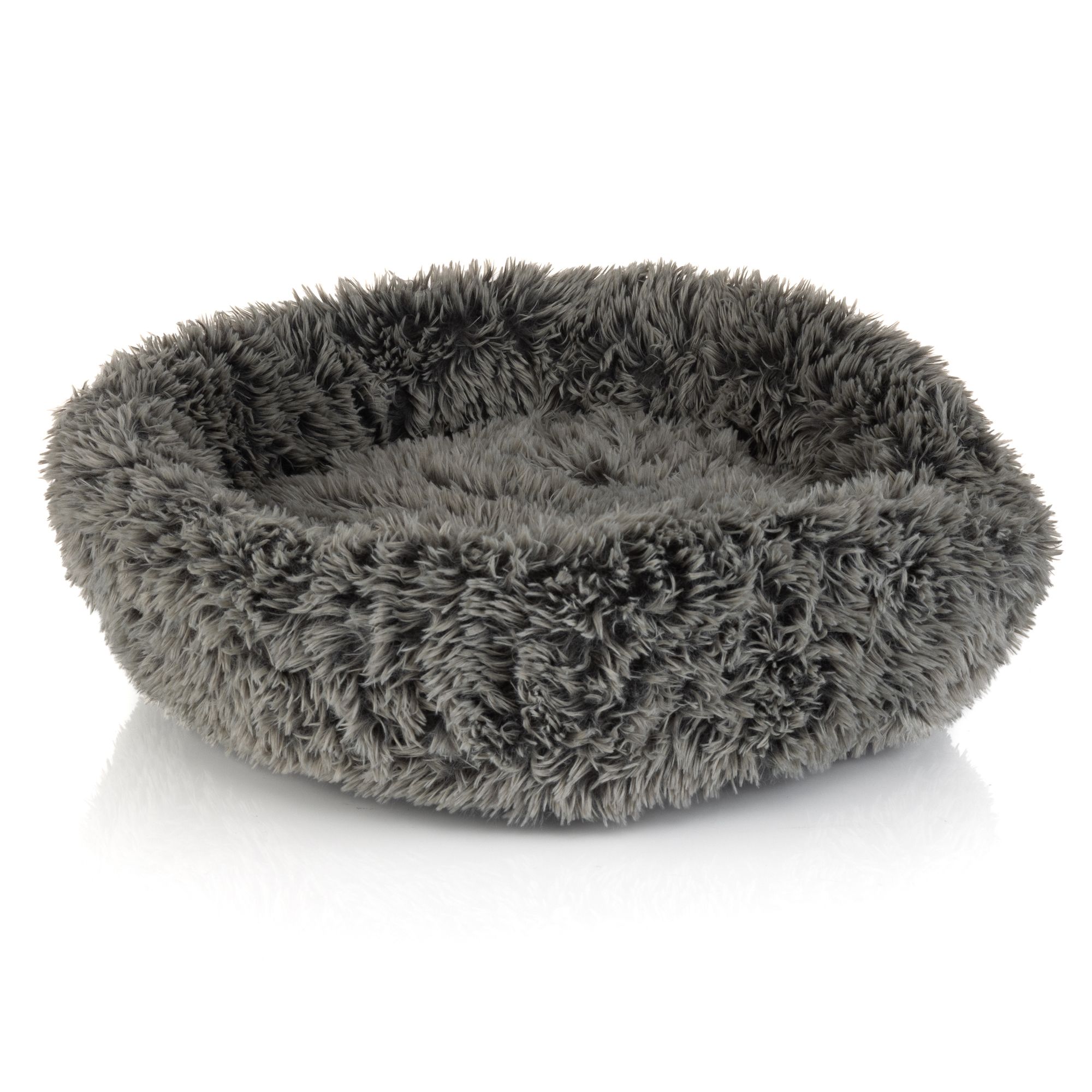 MONT CHALET Hundebett Katzenbett Hochflor-Fellimitat waschbar