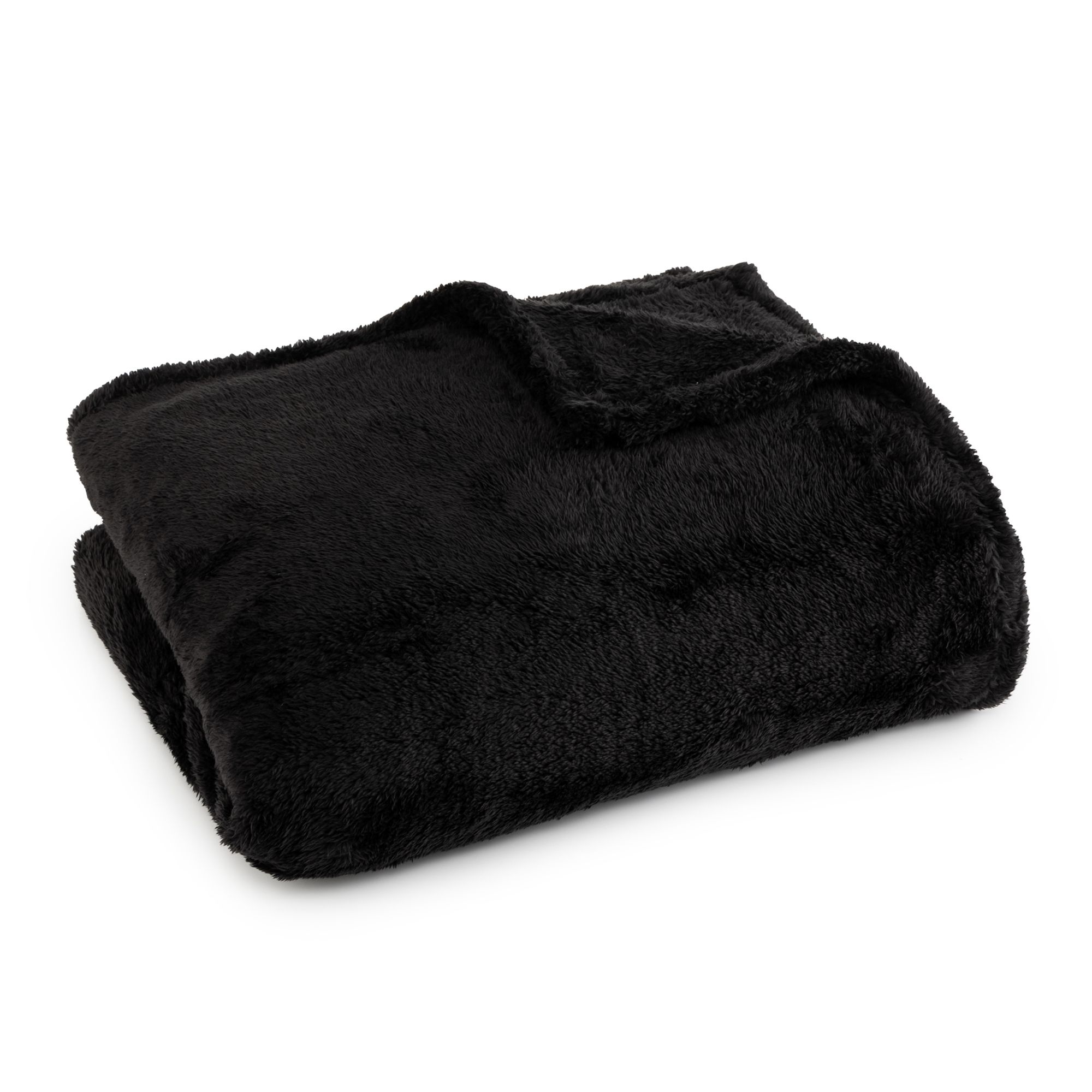 BADIZIO Classic Heimdecke uni extra flauschig Mikrofaser Plüsch ca. 150x200cm