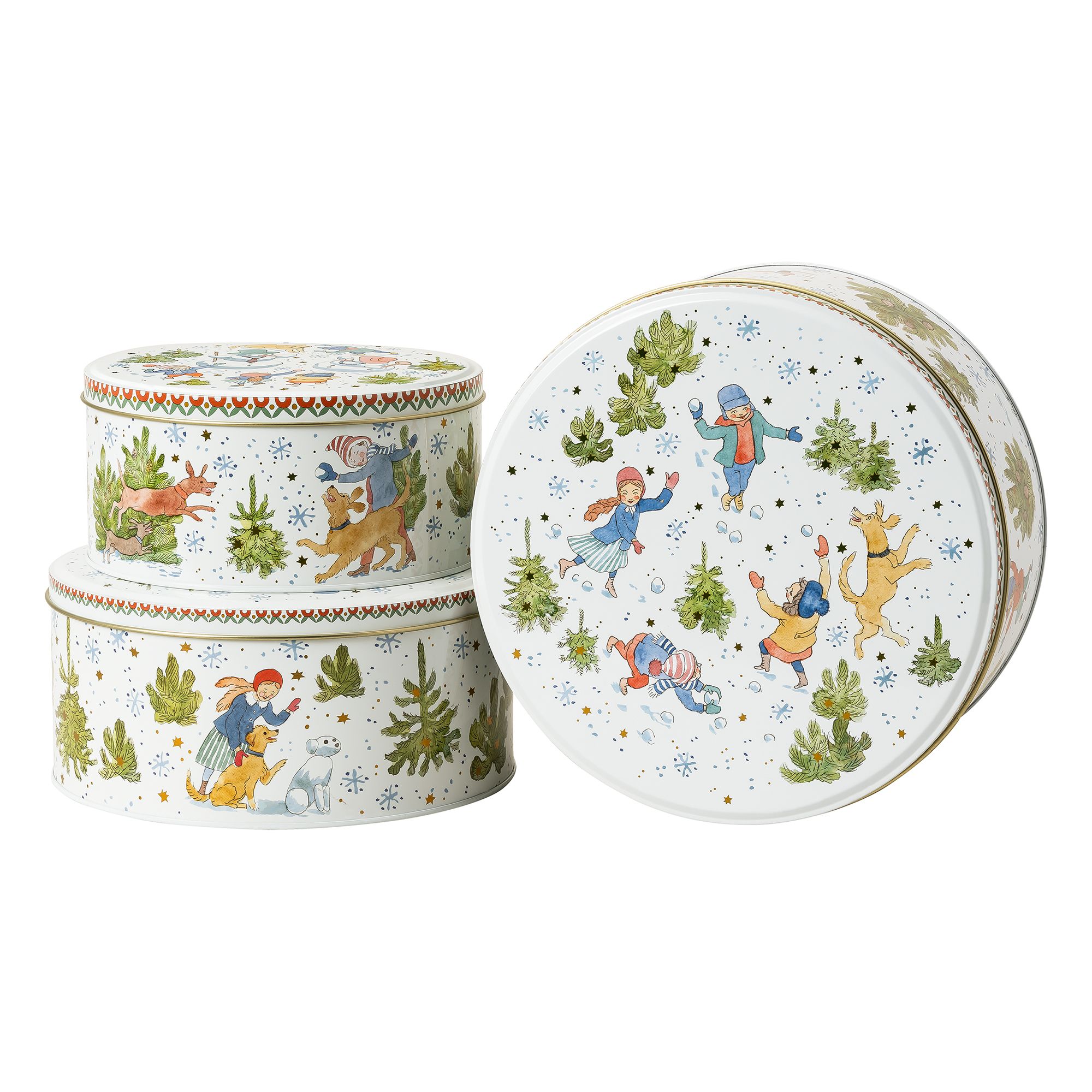 Hutschenreuther Kerst 2017 Sneeuwbol 12 cm | Marlie & Felice