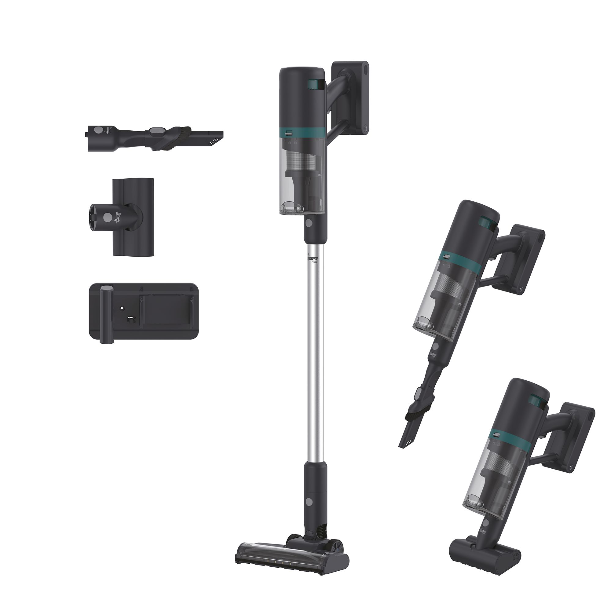 HOOVER Akku-Staubsauger GO PET, bis zu 45min Akkulaufzeit inkl. Zubehör