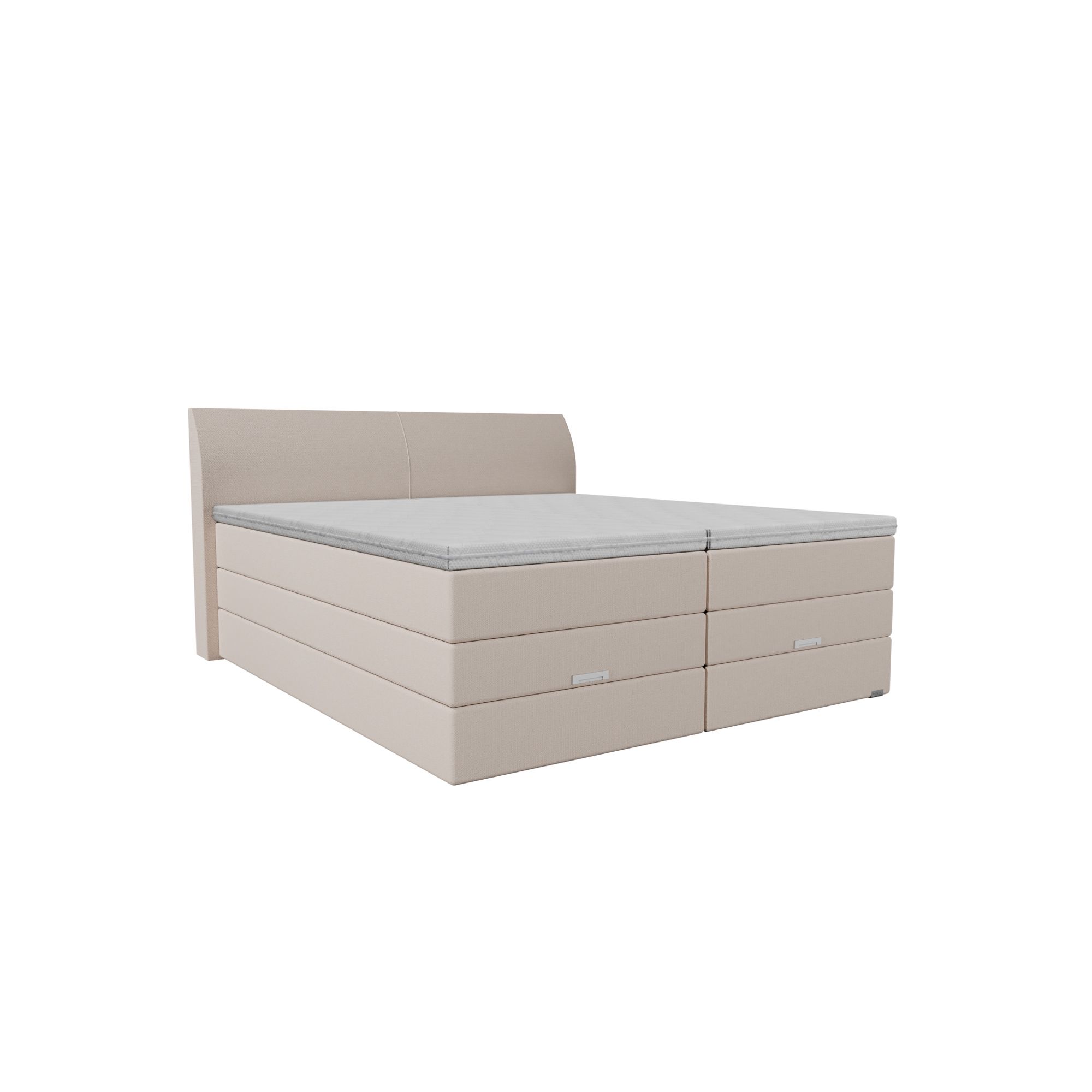 BODYFLEX BOXSPRING Bett PORTO Stauraumfunktion Gasfedern Wendetopper