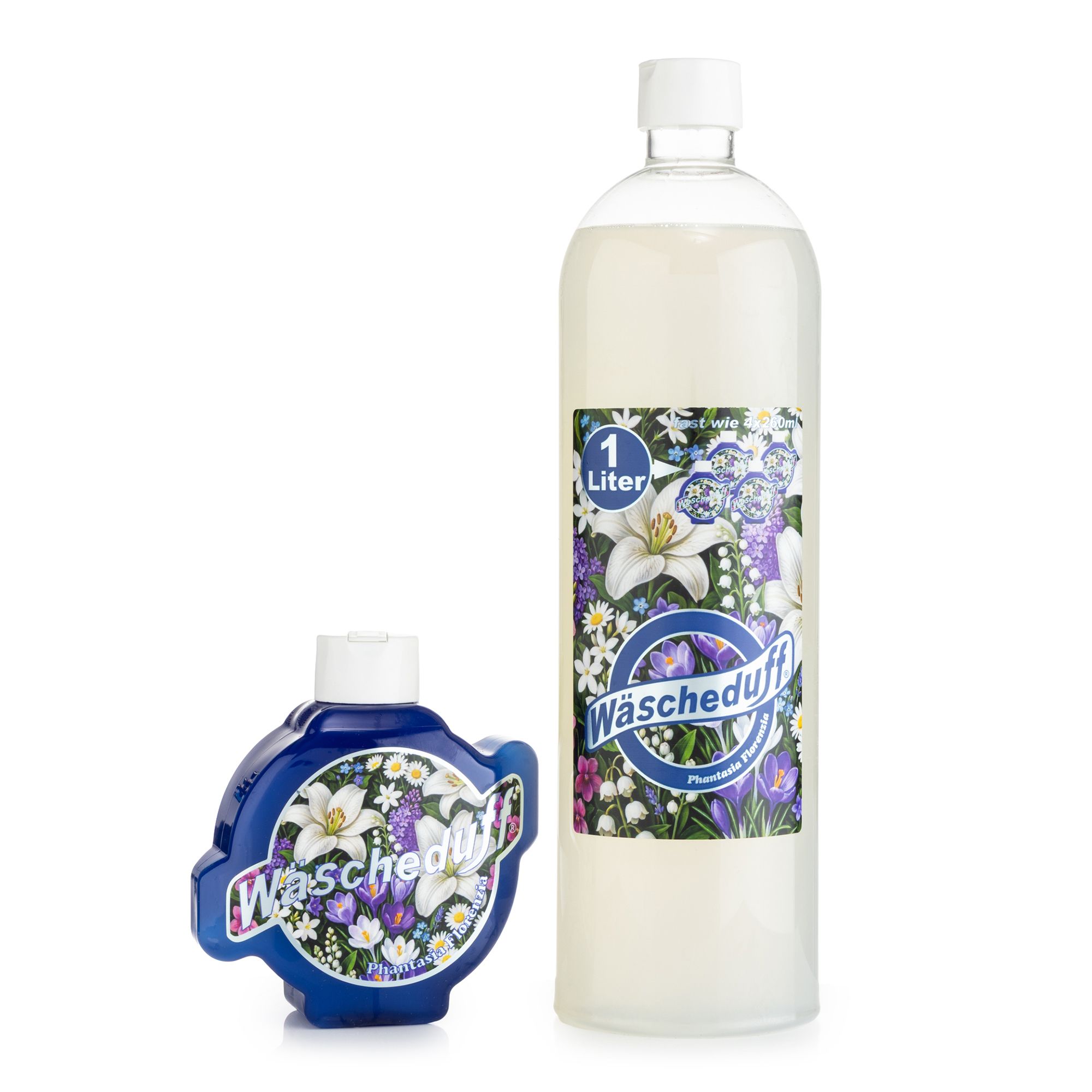 WÄSCHEDUFT PLUS Duftspülung für alle Textilien Phantasia Florenzia 1l & 260ml