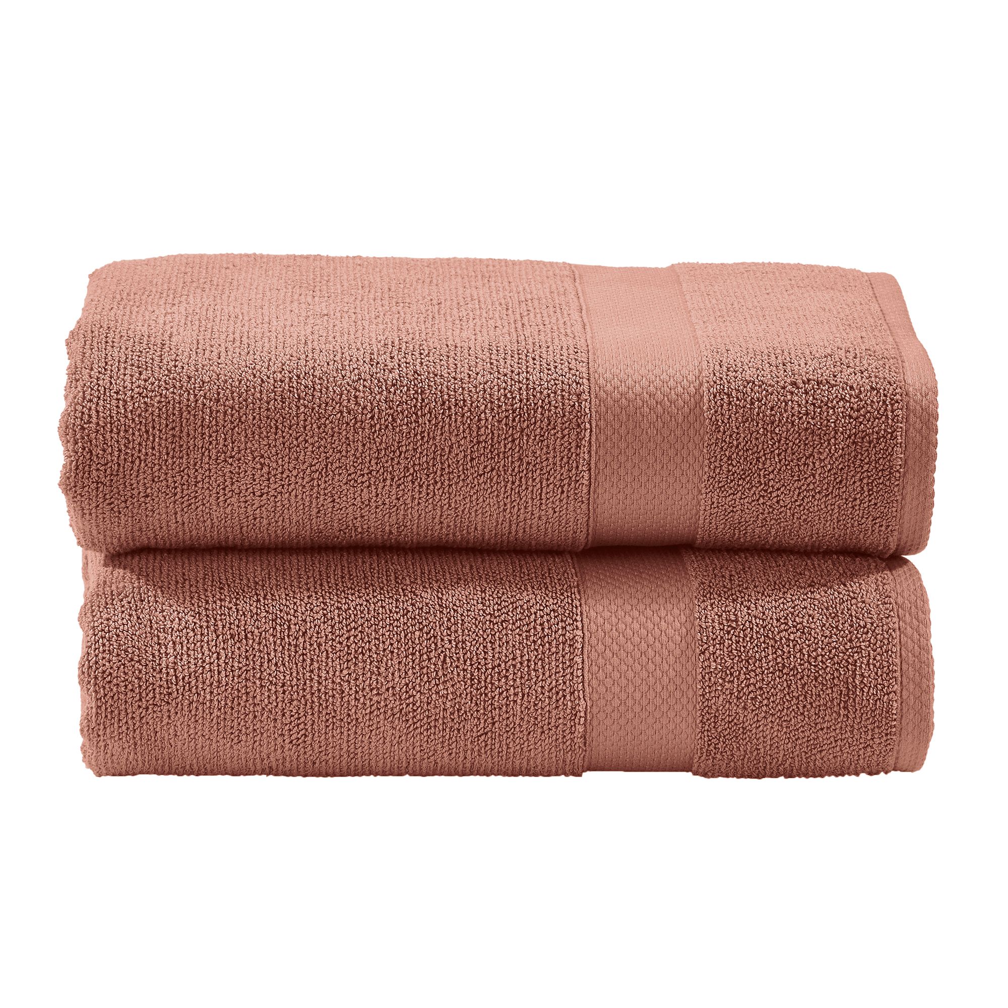 done.® 2 Duschtücher DELUXE uni 100% Baumwolle 70x140cm