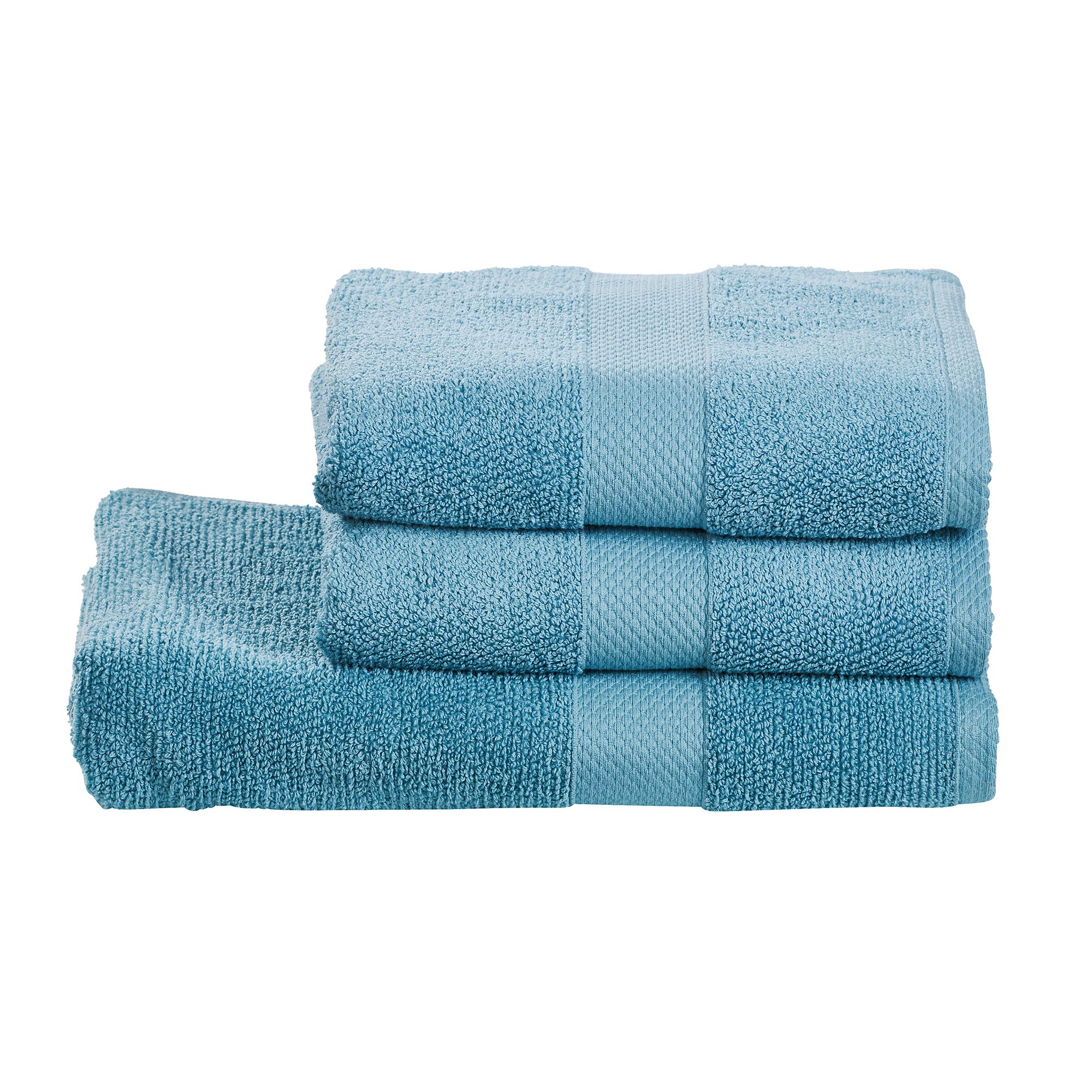 done.® Handtuch-Set DELUXE uni 100% Baumwolle 3tlg.