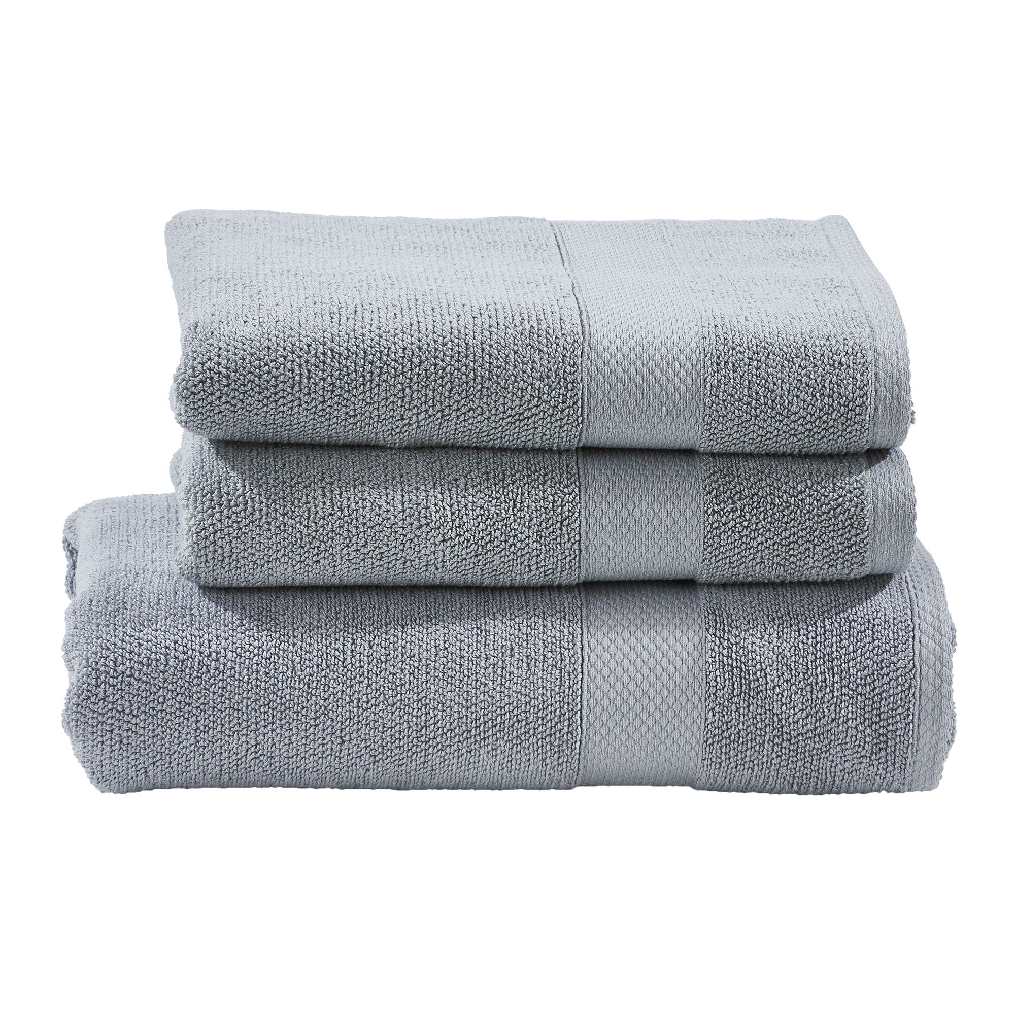 done.® Handtuch-Set DELUXE uni 100% Baumwolle 3tlg.