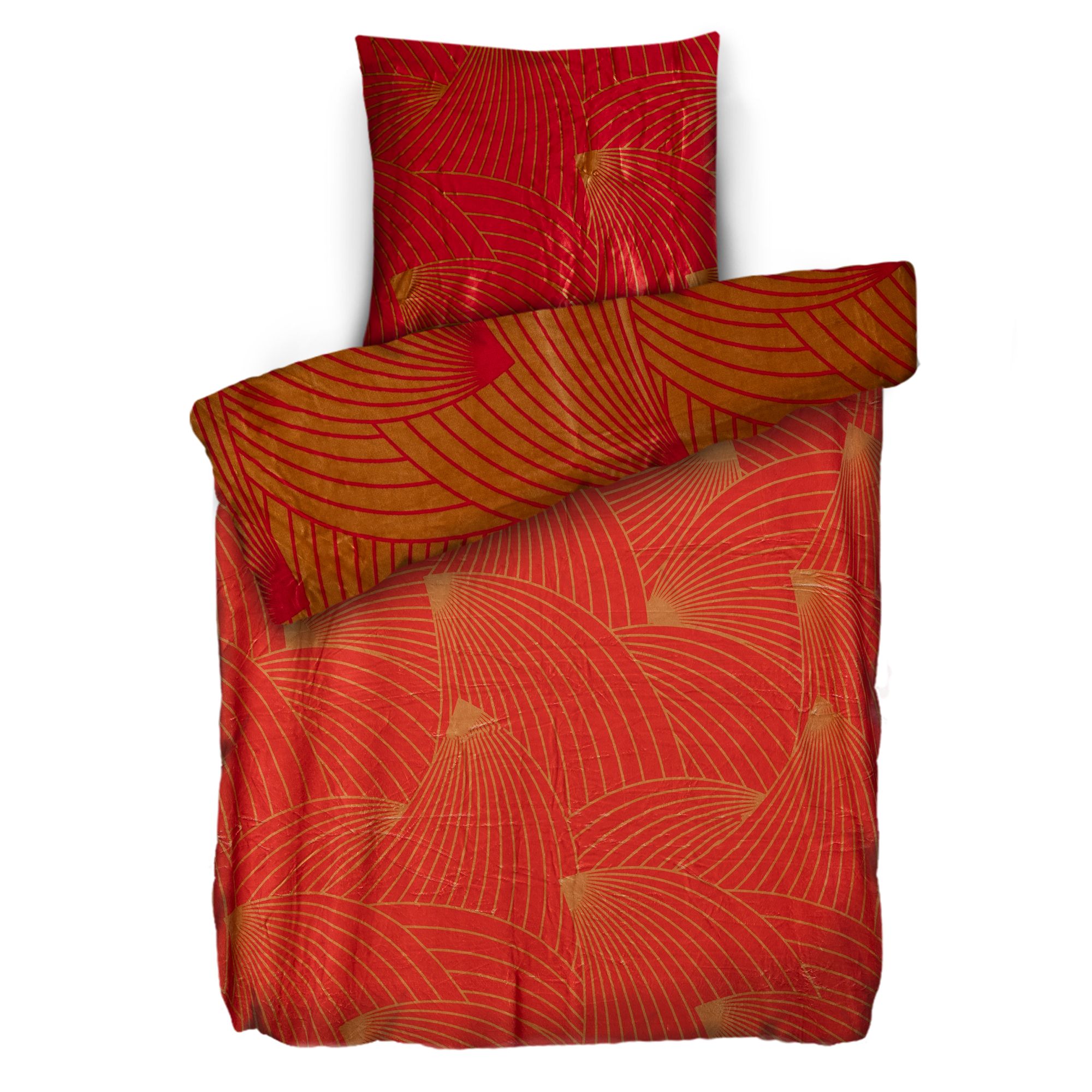 MONT CHALET Wendebettwäsche grafisches Design Mikrofaser Chinchilla Einzelbett, 2tlg.