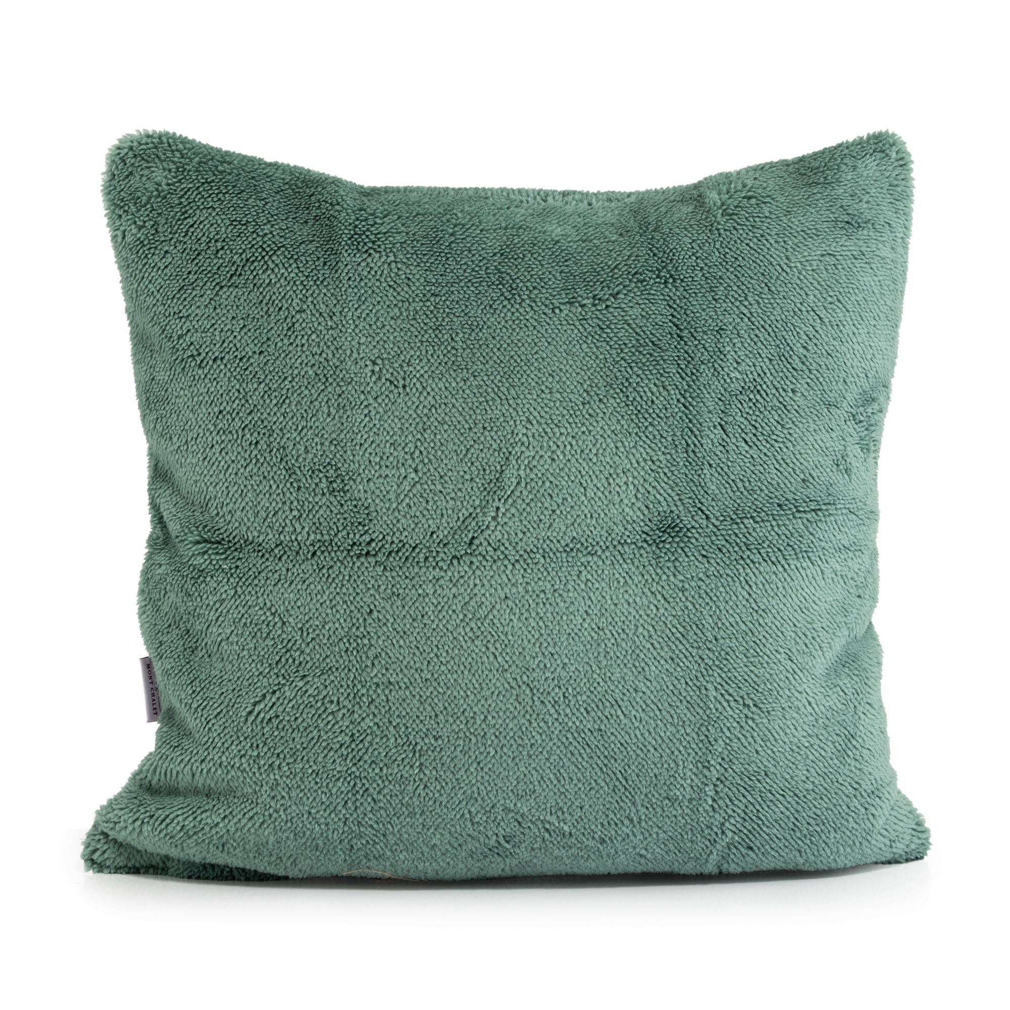 MONT CHALET 2 uni Kissenhüllen Materialmix, wendbar Mikrofaser Edelplüsch waschbar, 50x50cm