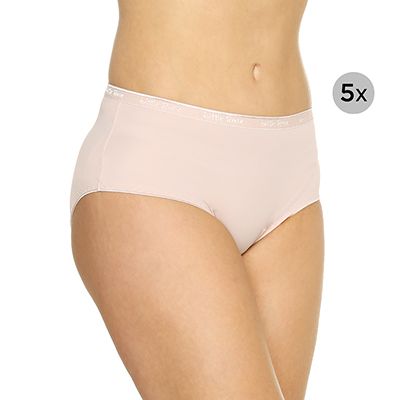 B-Ware LITTLE ROSE 5 Minislips Mikrofasermischung Jacquard im Bund