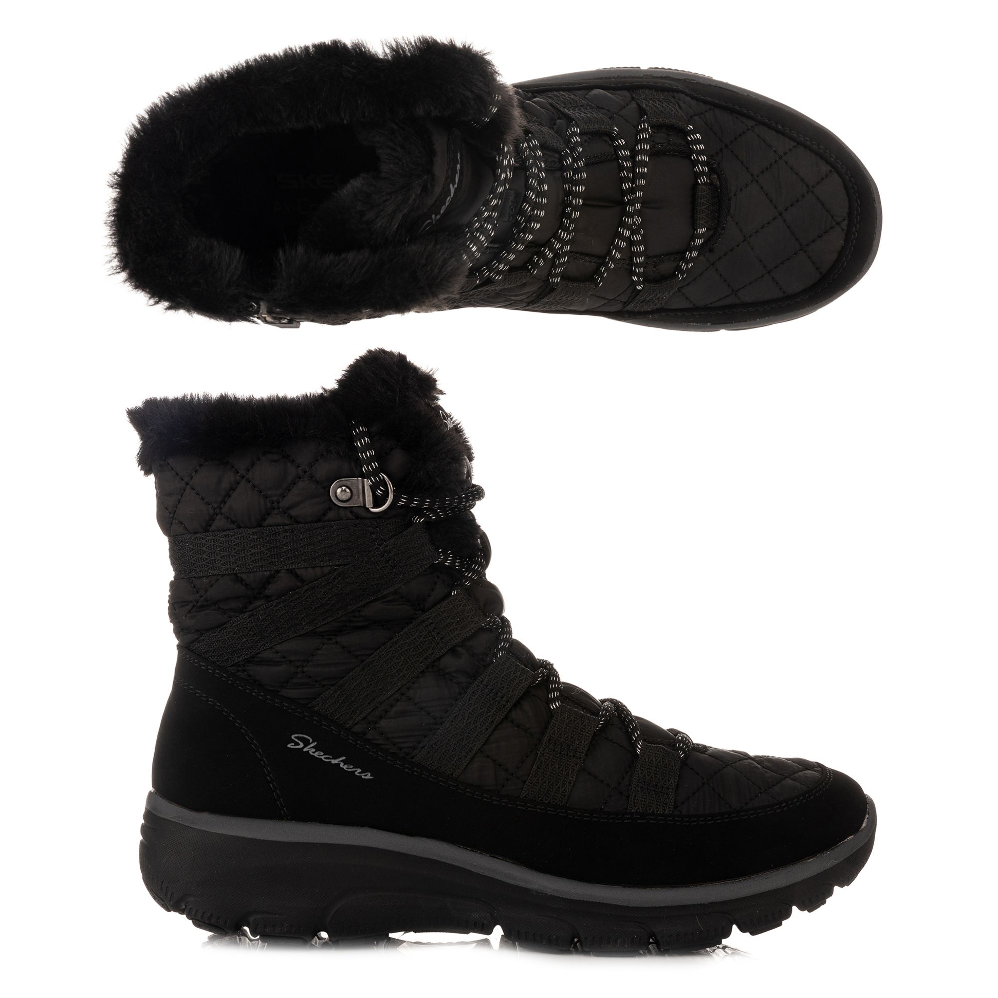 B-Ware SKECHERS Damen-Stiefel Relaxed Fit Materialmix