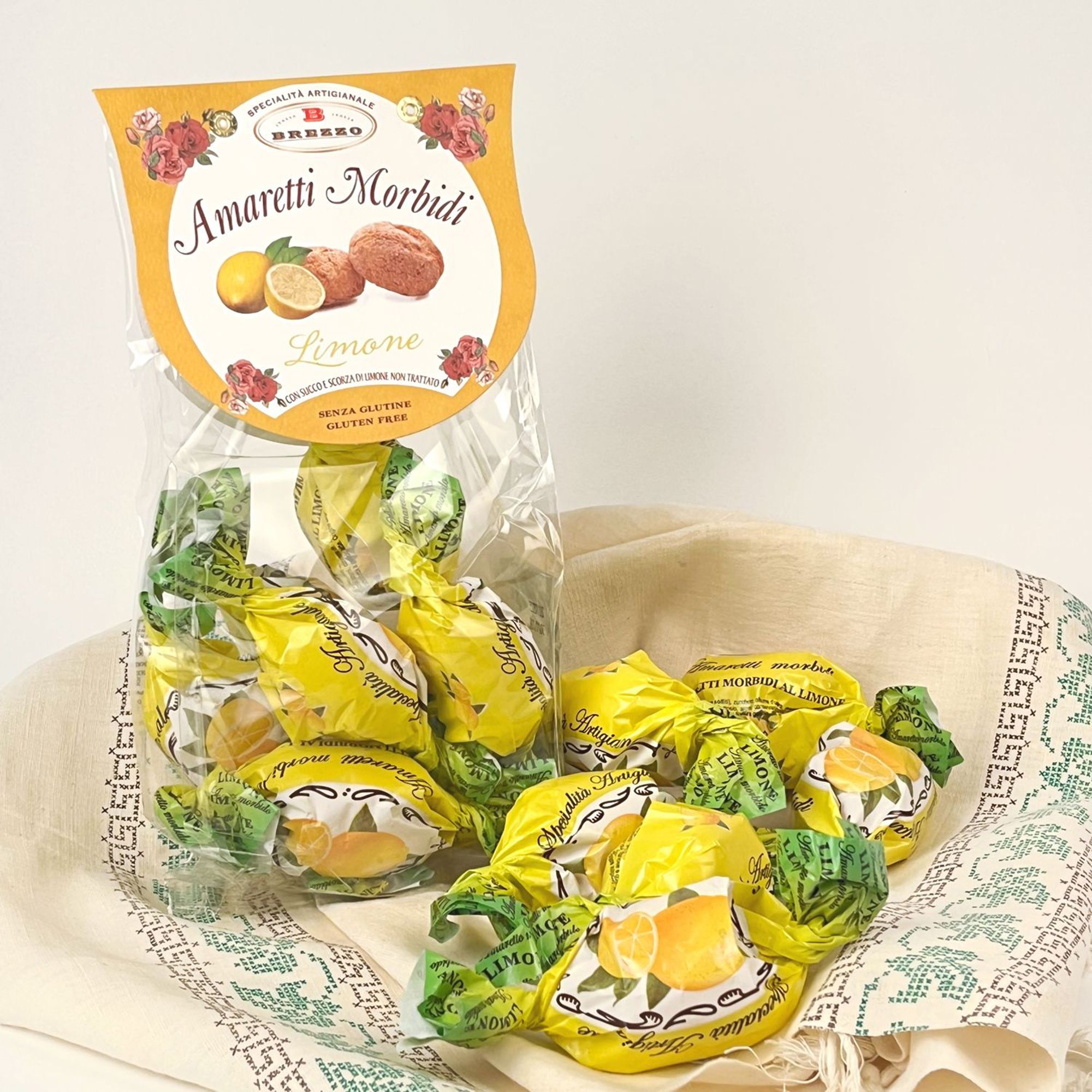 BREZZO Amaretti Morbidi Limone Set aus Italien Inhalt 300g