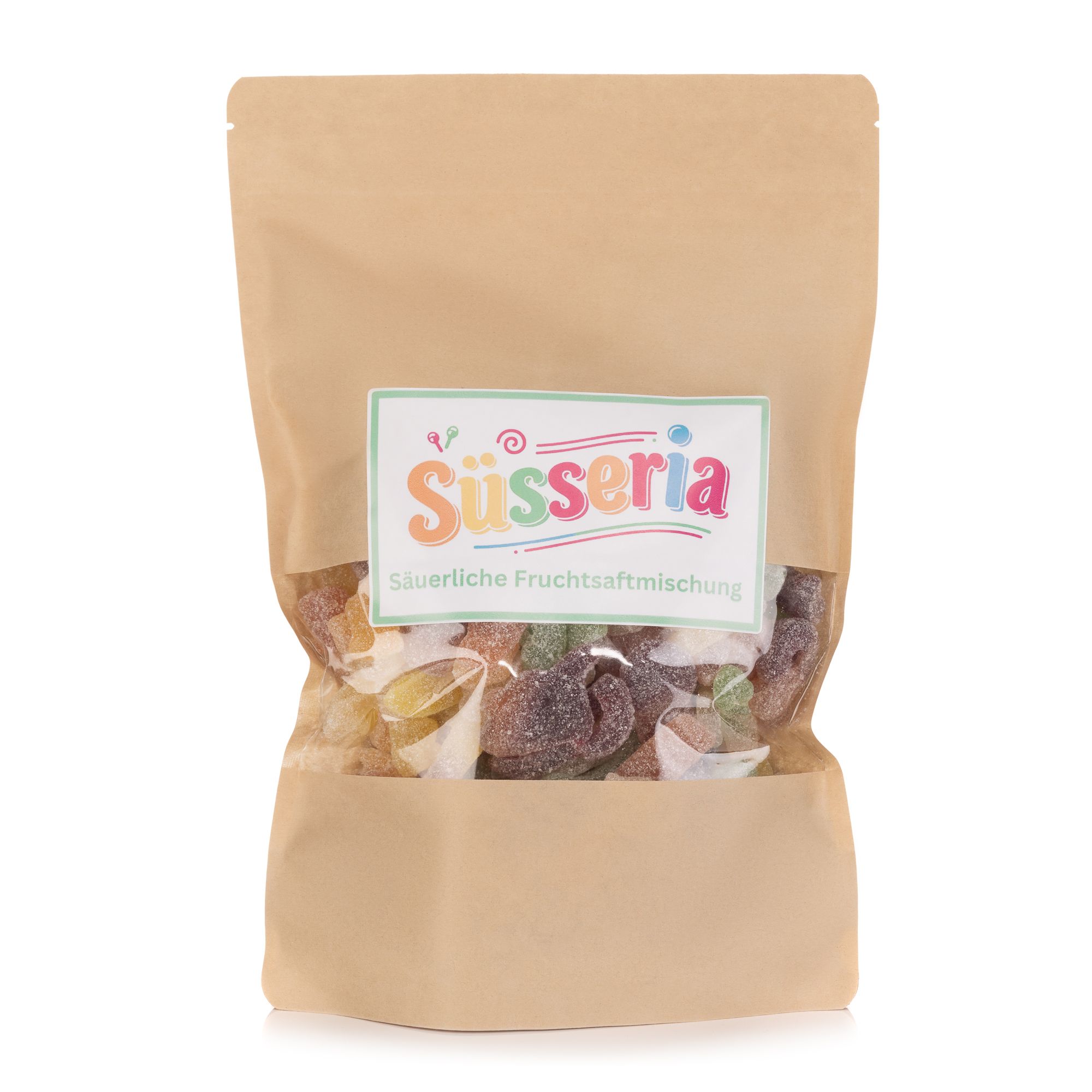 SÜSSERIA Gummibonbon säuerliche Fruchtsaftmischung Inhalt 1.000g