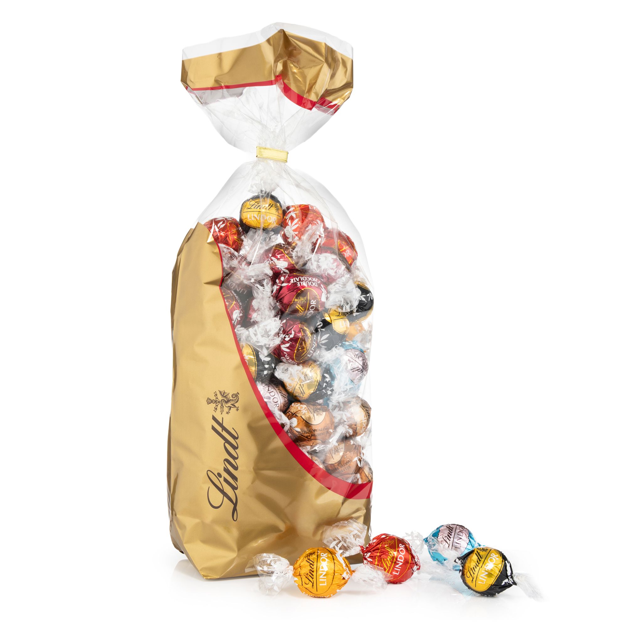 LINDT Lindor Genussmix 10 versch. Sorten exklusiv bei QVC Inhalt 994g, 80 Stk.