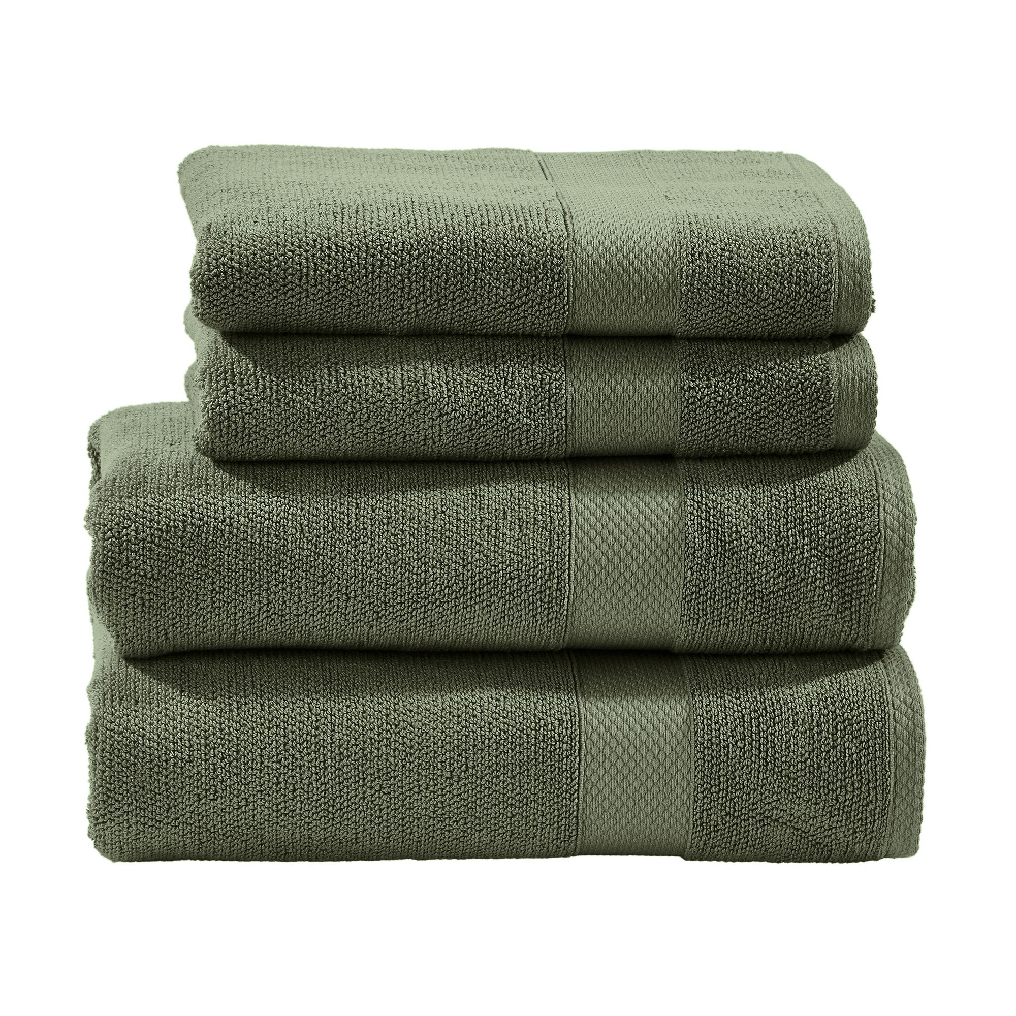 done.® Handtuch-Set DELUXE uni 100% Baumwolle 4tlg.