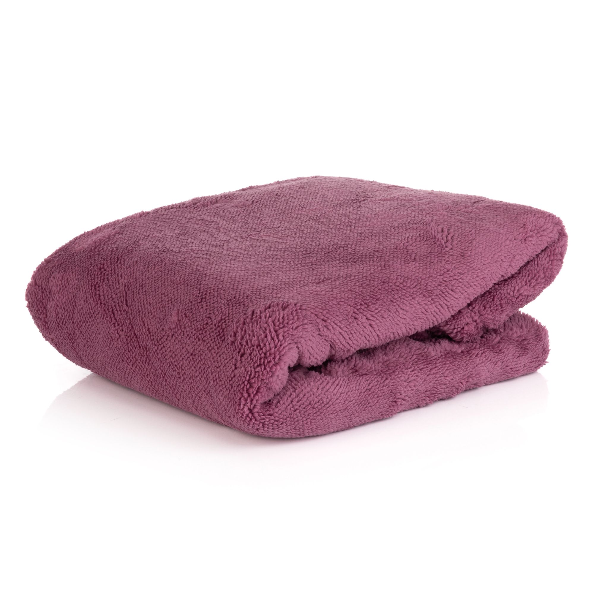 MONT CHALET Plaid uni Mikrofaser Edelplüsch waschbar, 140x180cm