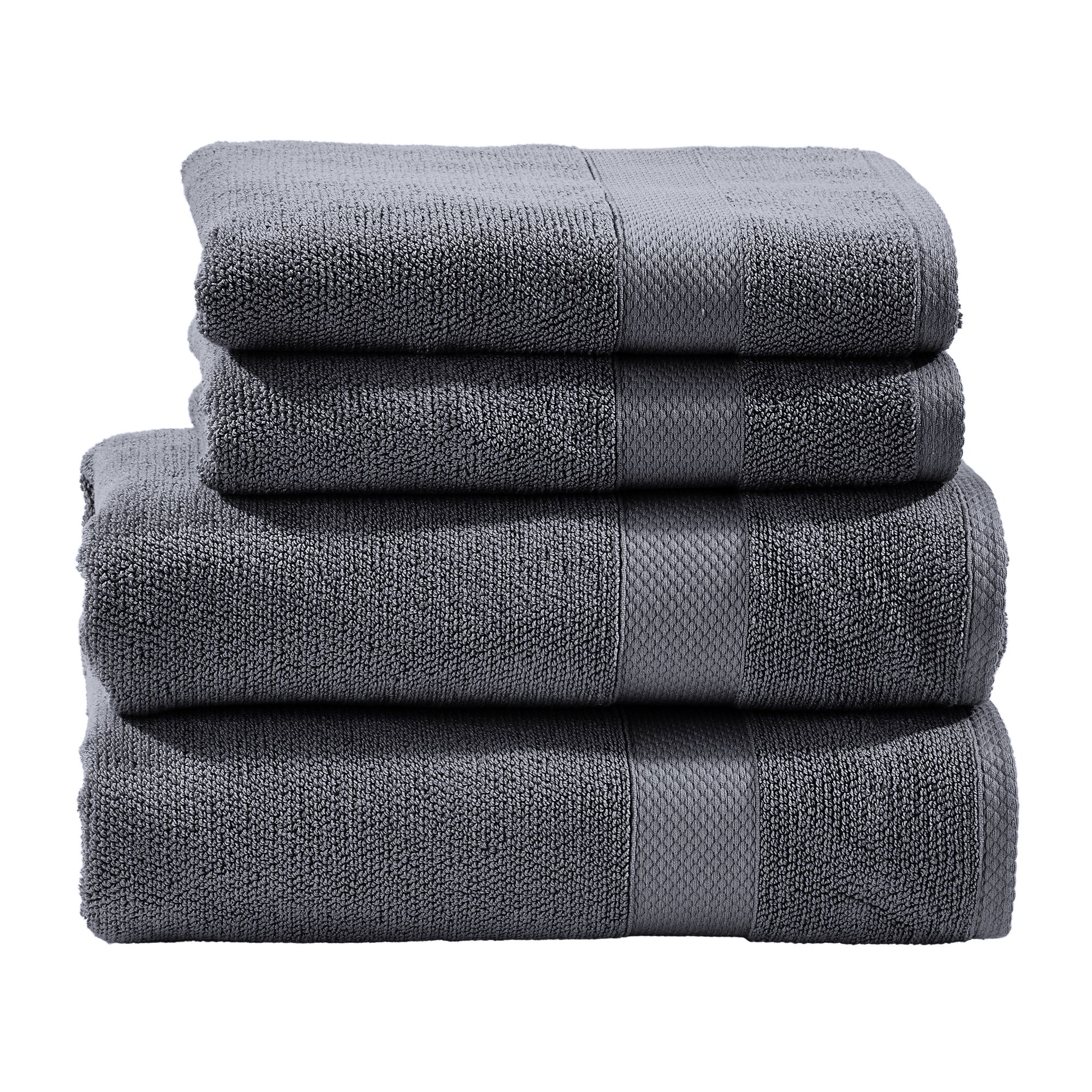 done.® Frottier-Set DELUXE uni 100% Baumwolle 4tlg.