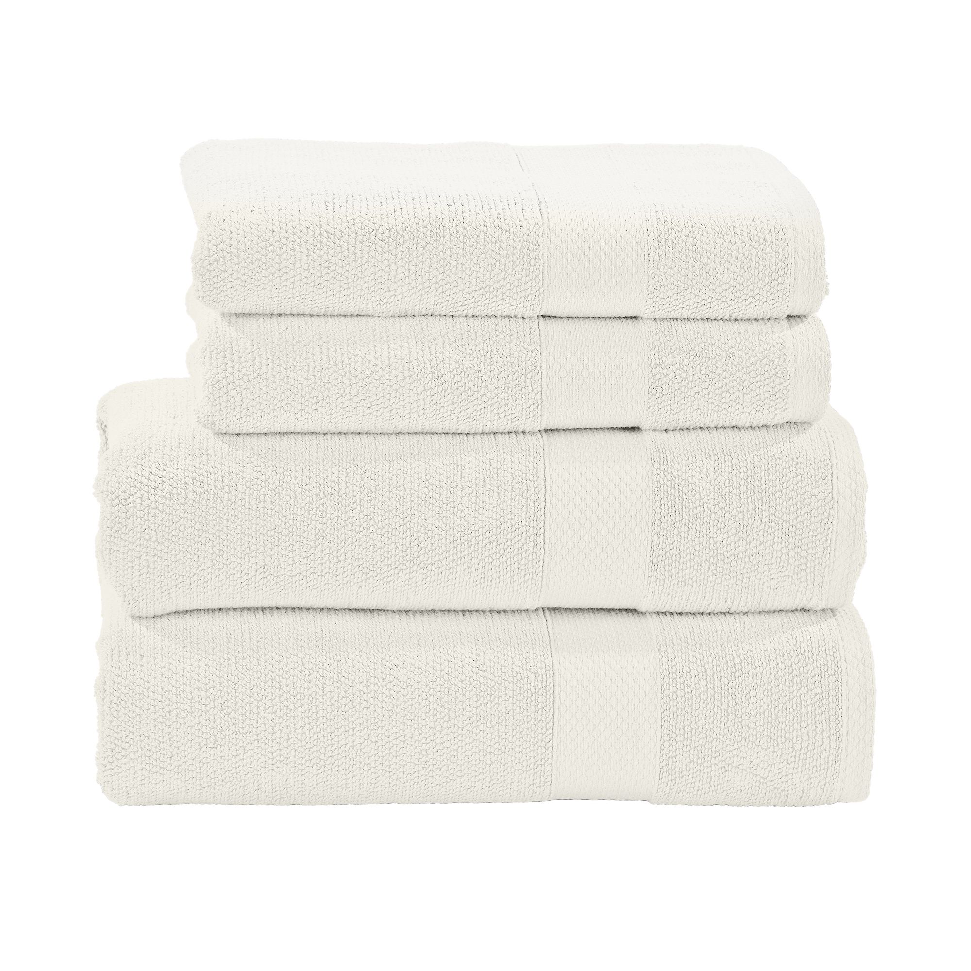 done.® Frottier-Set DELUXE uni 100% Baumwolle 4tlg.