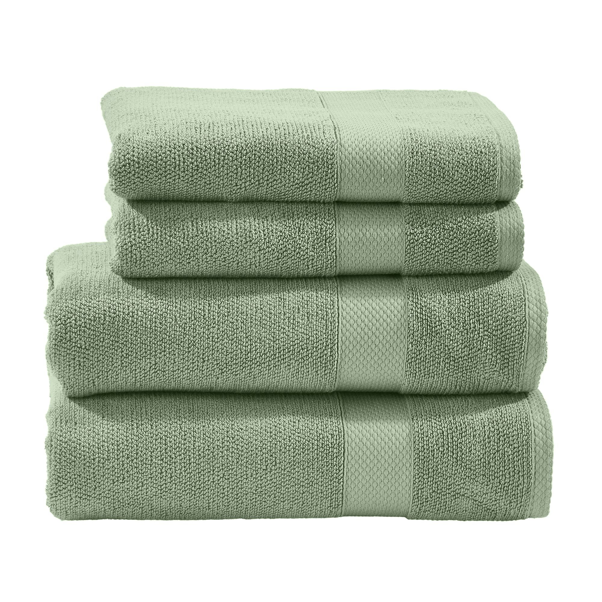 done.® Frottier-Set DELUXE uni 100% Baumwolle 4tlg.
