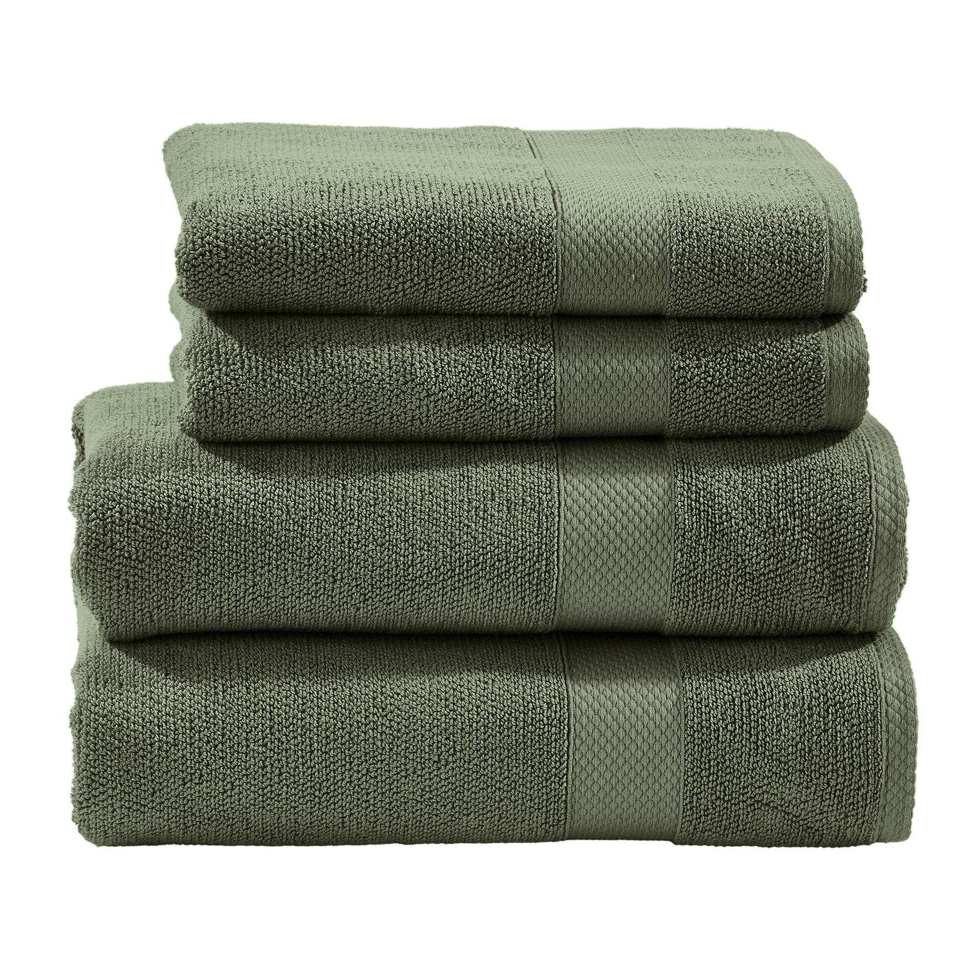 done.® Frottier-Set DELUXE uni 100% Baumwolle 4tlg.