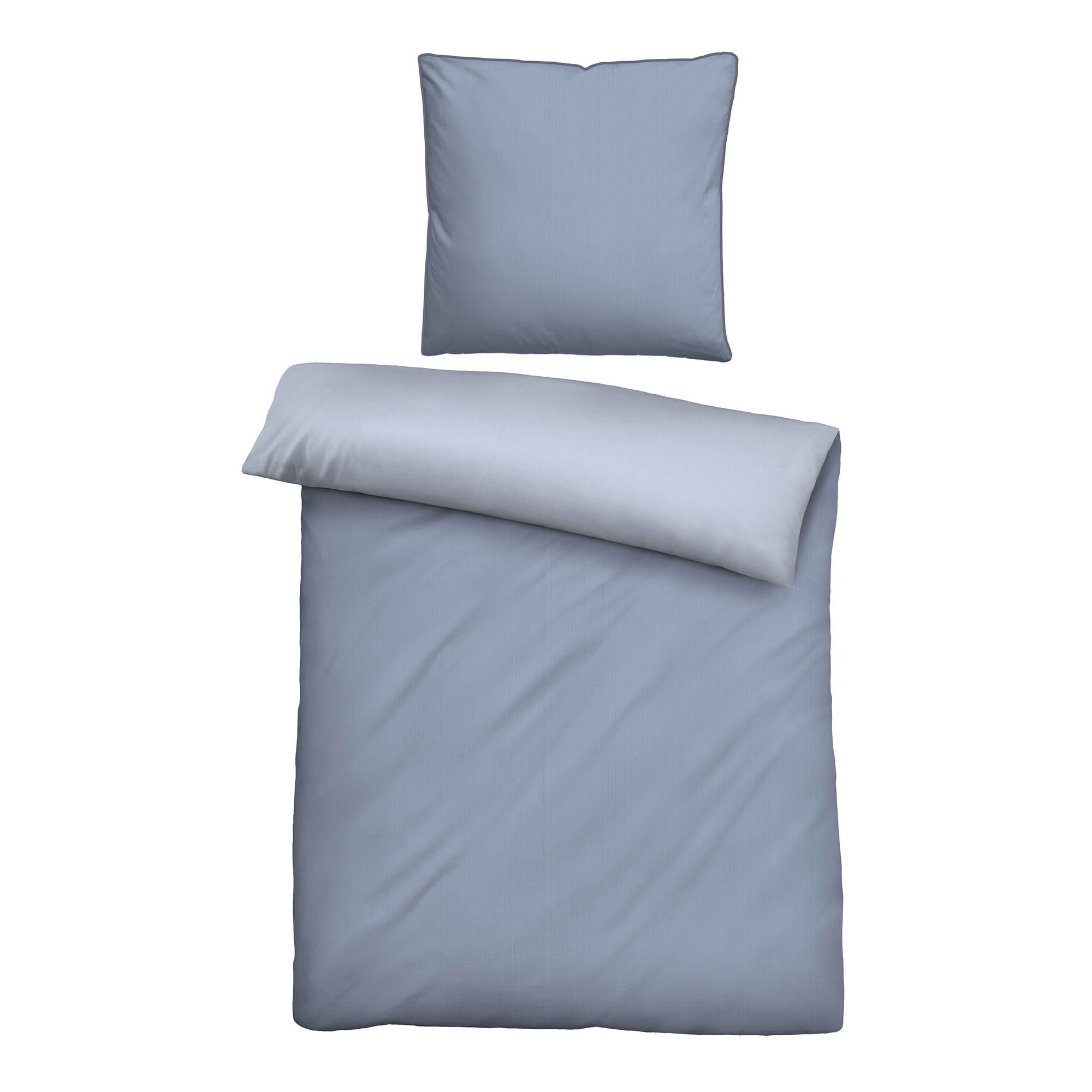 biberna® Wendebettwäsche fene Streifen Mako-Satin Einzelbett, 2tlg.