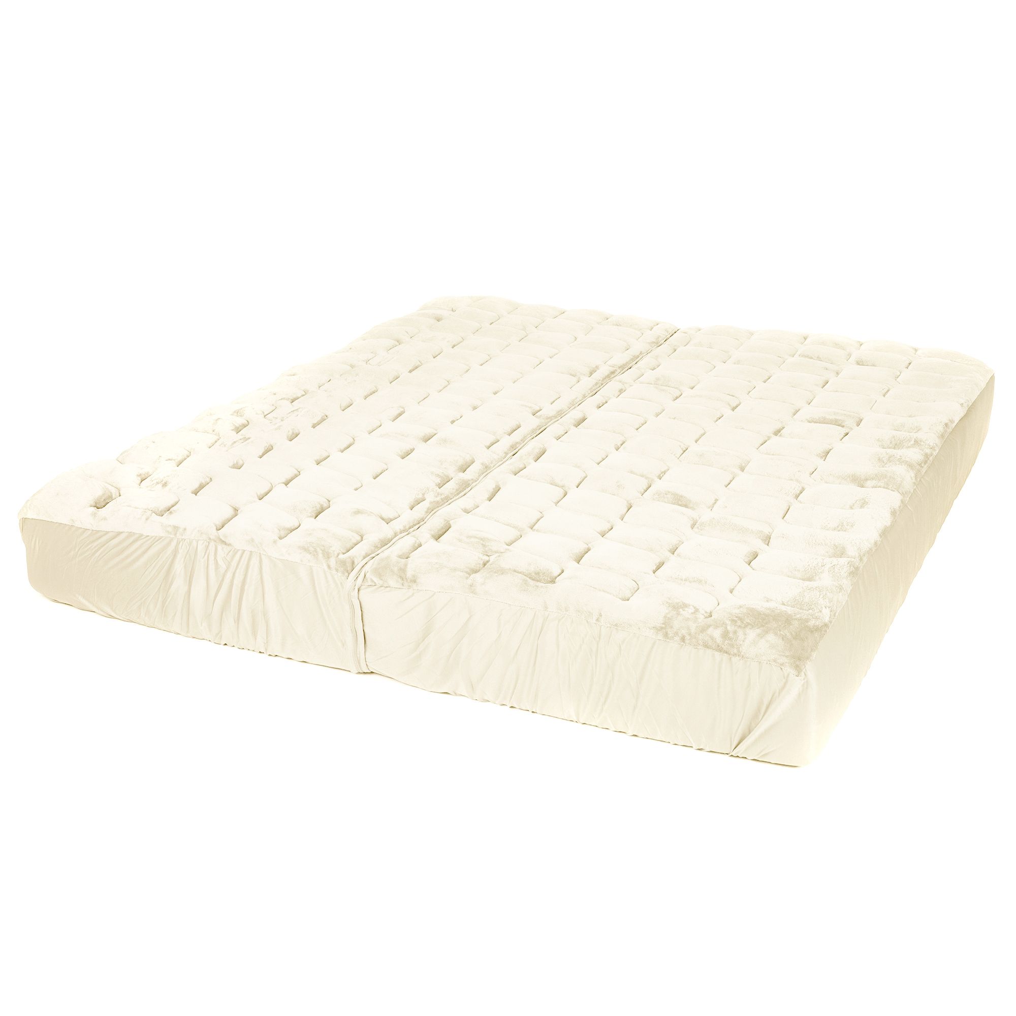 GOLDWOLKE Wende-Unterbett Volumen plus Chinchilla Übergrößen, trennbar