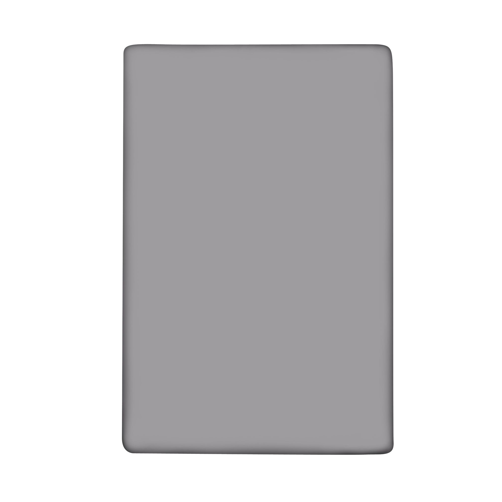 B-Ware MONT CHALET uni Spannbettlaken Übergröße Mikrofaser Chinchilla