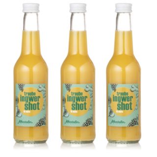 AFFENTALER WEIN Traube-Ingwer-Shot aus Traubenmost 3 Flaschen à 0,33l exklusiv bei QVC