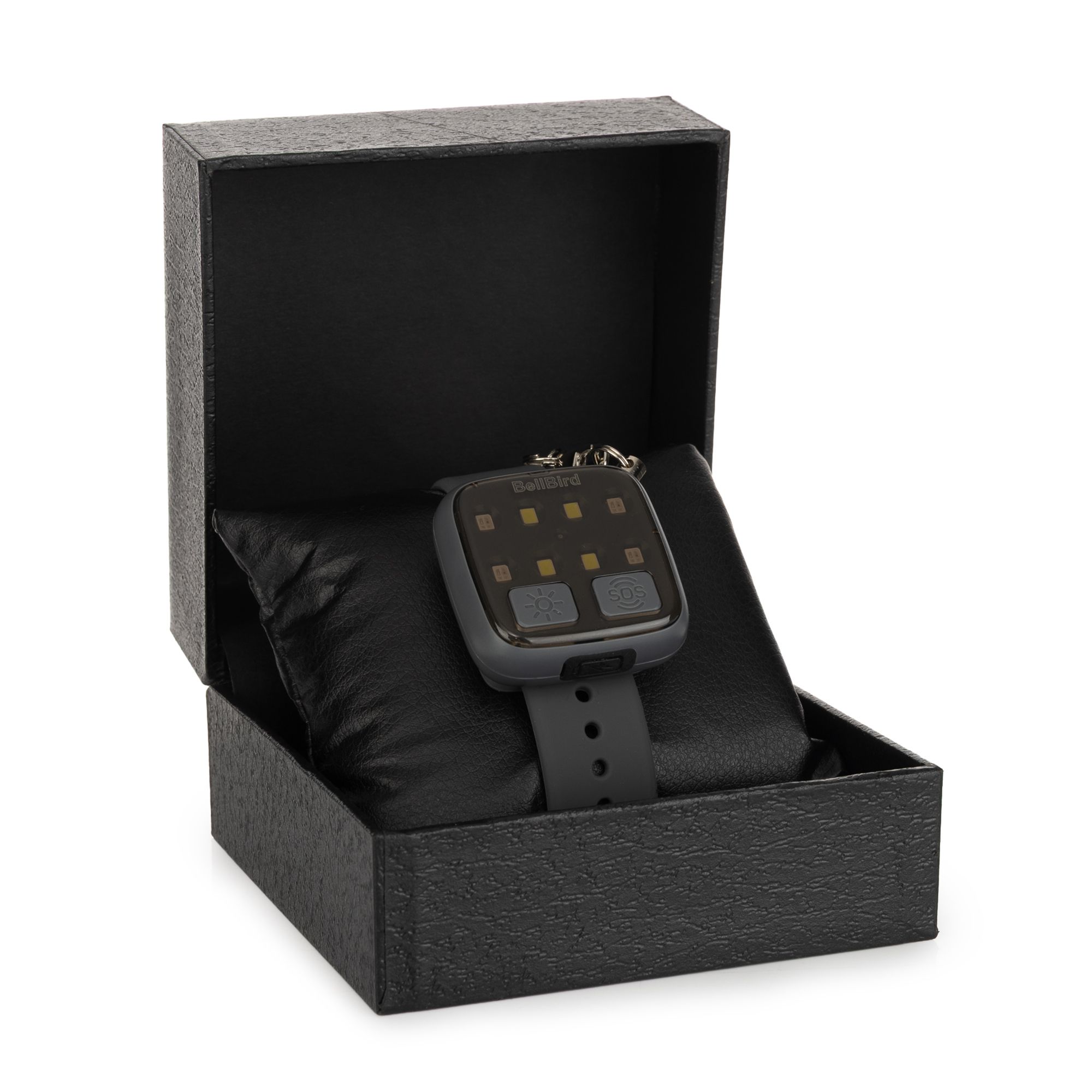 BELLBIRD 130dB Taschenalarm 3in1 Funktionen wiederaufladbar LED Taschenlampe