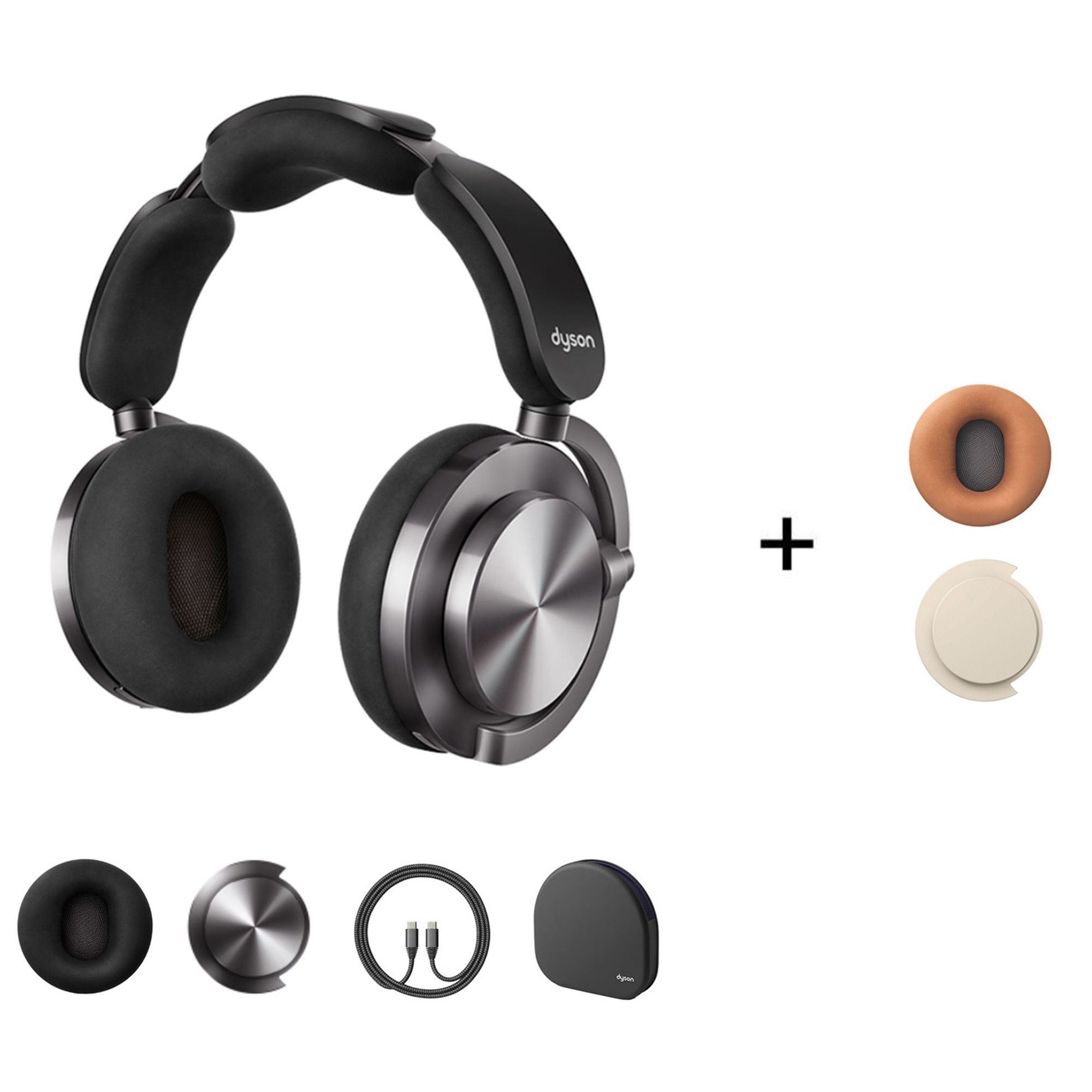 DYSON OnTrac™ Over-Ear Kopfhörer, kabellos inkl. Extrazubehör Ohrpolster, Endkappen