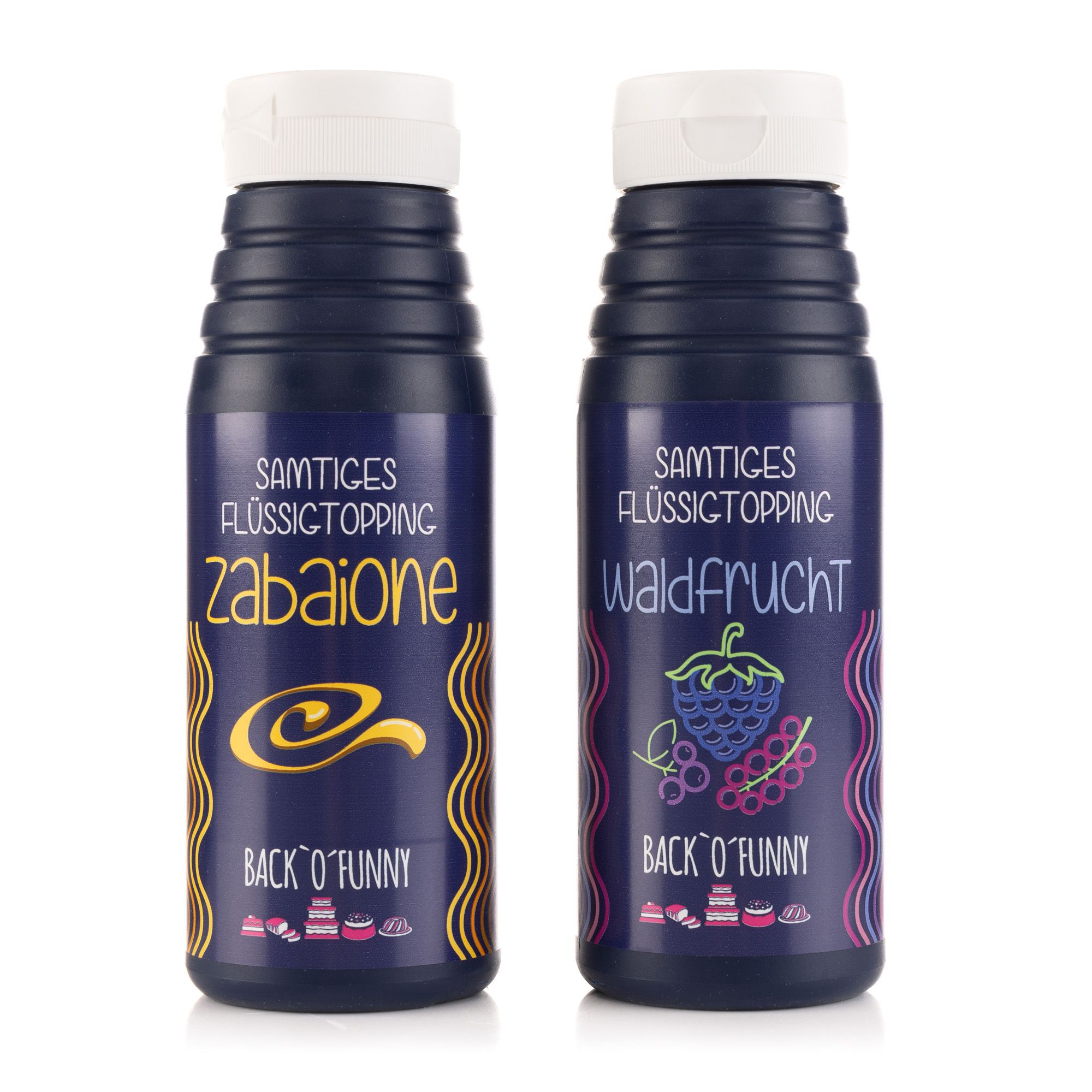 BACK'O'FUNNY Samtiges Flüssigtopping exklusiv bei QVC Inhalt 2x 225ml