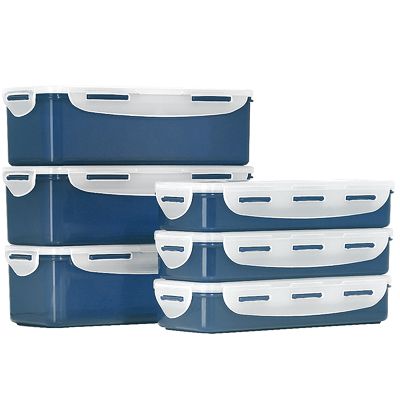 B-Ware LocknLock 6 Frischhaltedosen stapelbar 700ml-1,6l