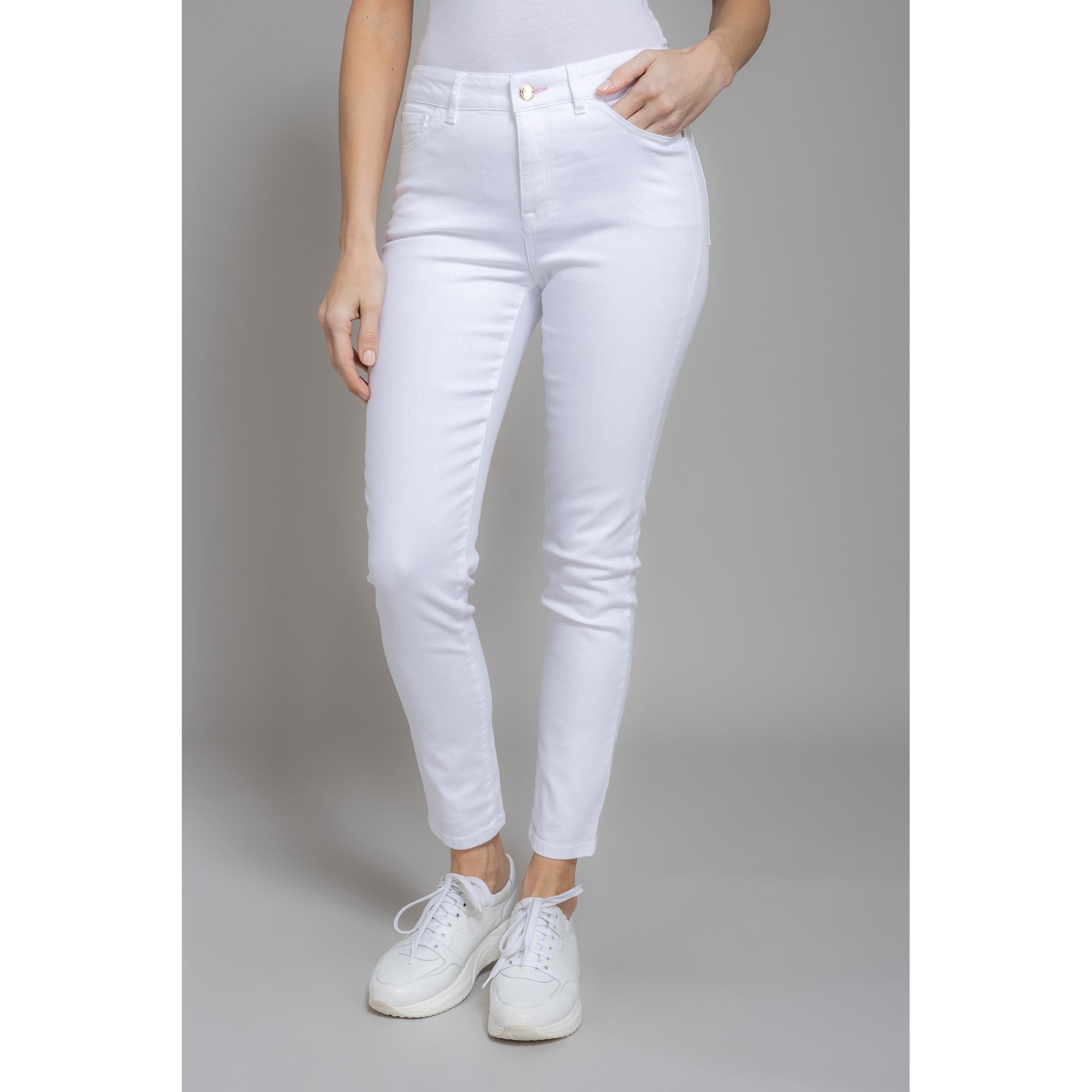 B-Ware ANNI FOR FRIENDS Jeans Ariana 5-Pocket-Style Strass-Logo