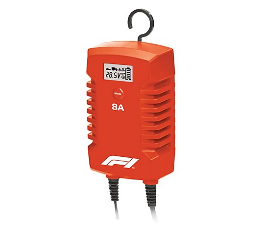 Formula 1 Batterieladegerät für Autobatterien schutzisolierte Batterieklemmen