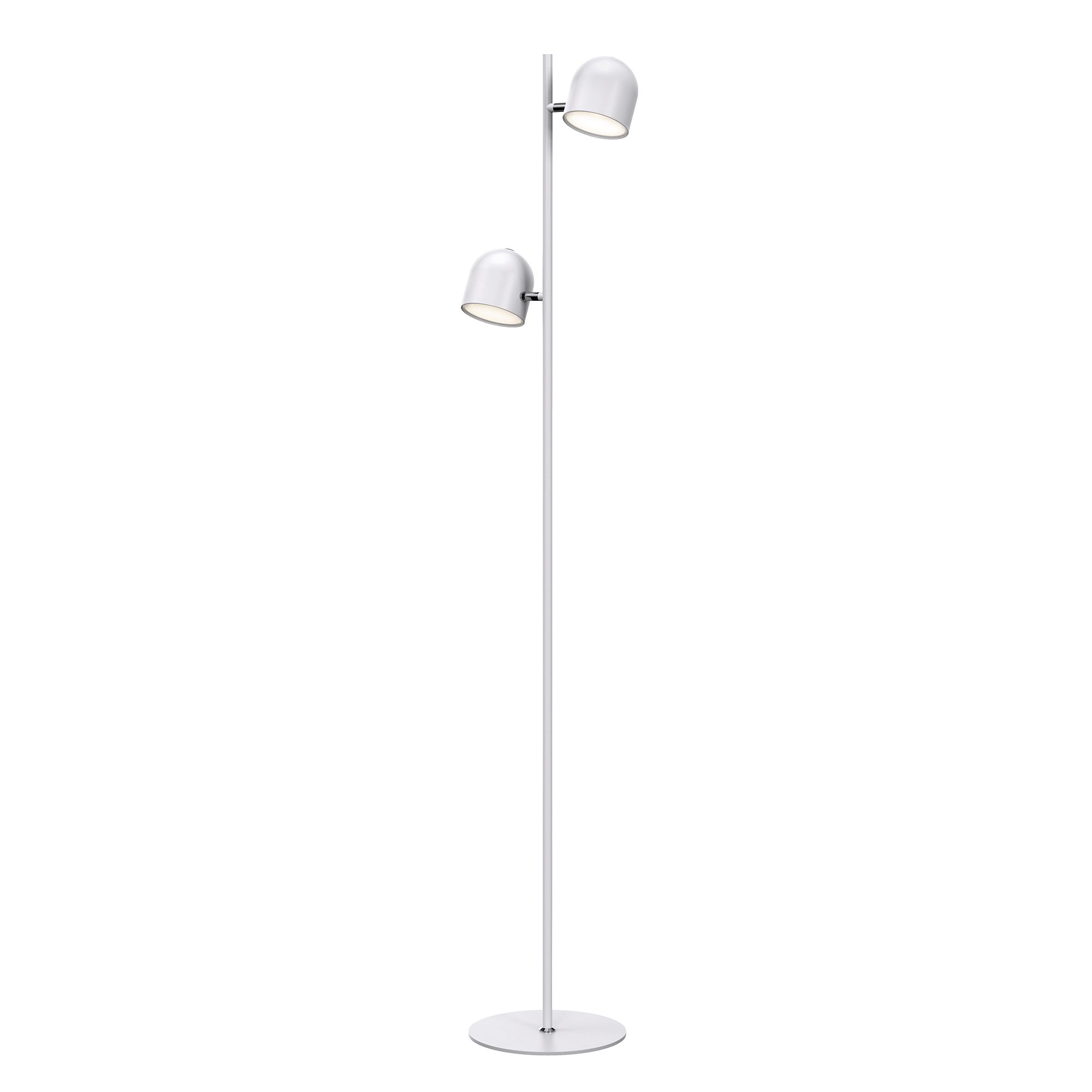 LED-Stehlampe 2-flammig bis 450 drehbare Lumen 180° dimmbar stufenlos max. Schirme