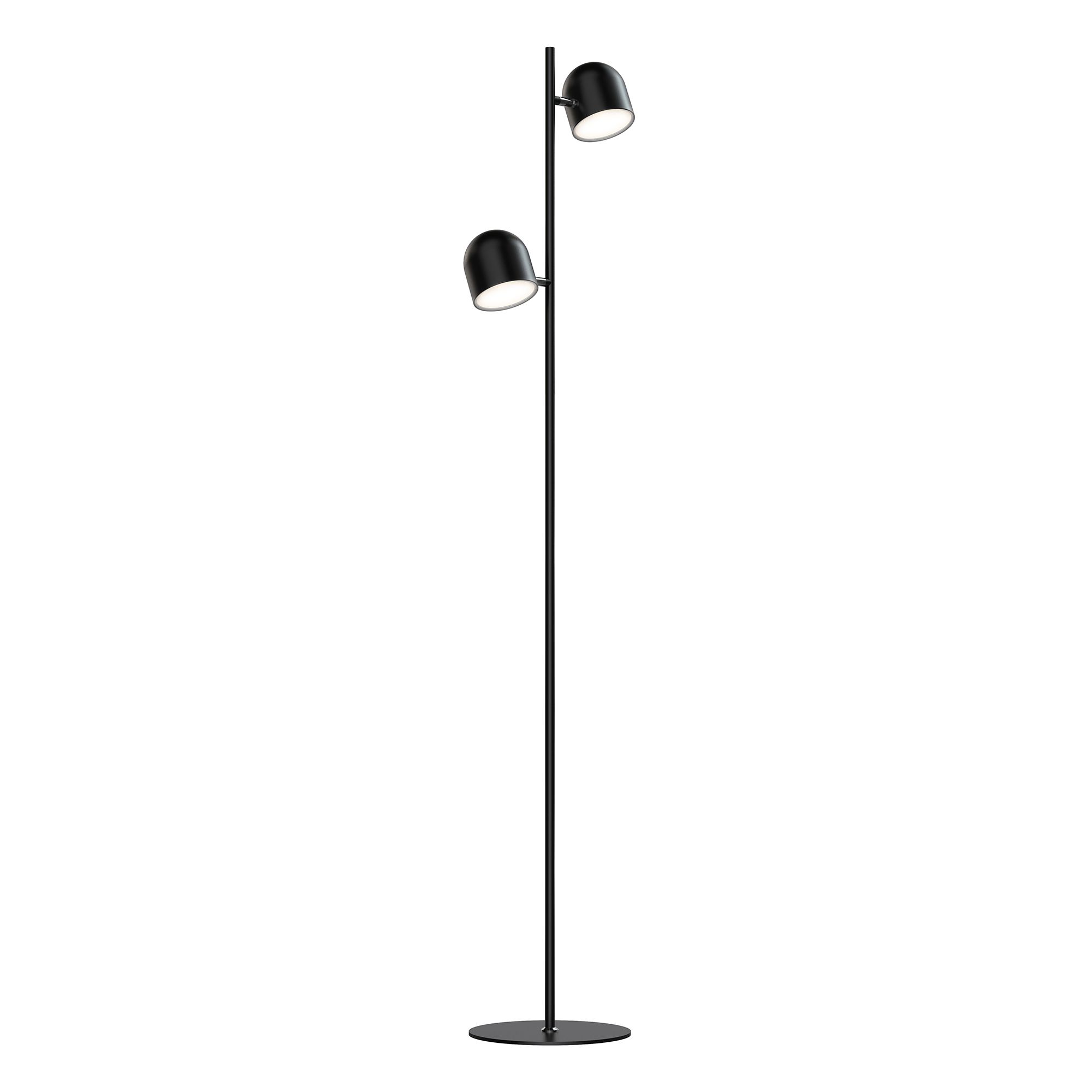 LED-Stehlampe 2-flammig bis max. Schirme drehbare 180° dimmbar Lumen stufenlos 450