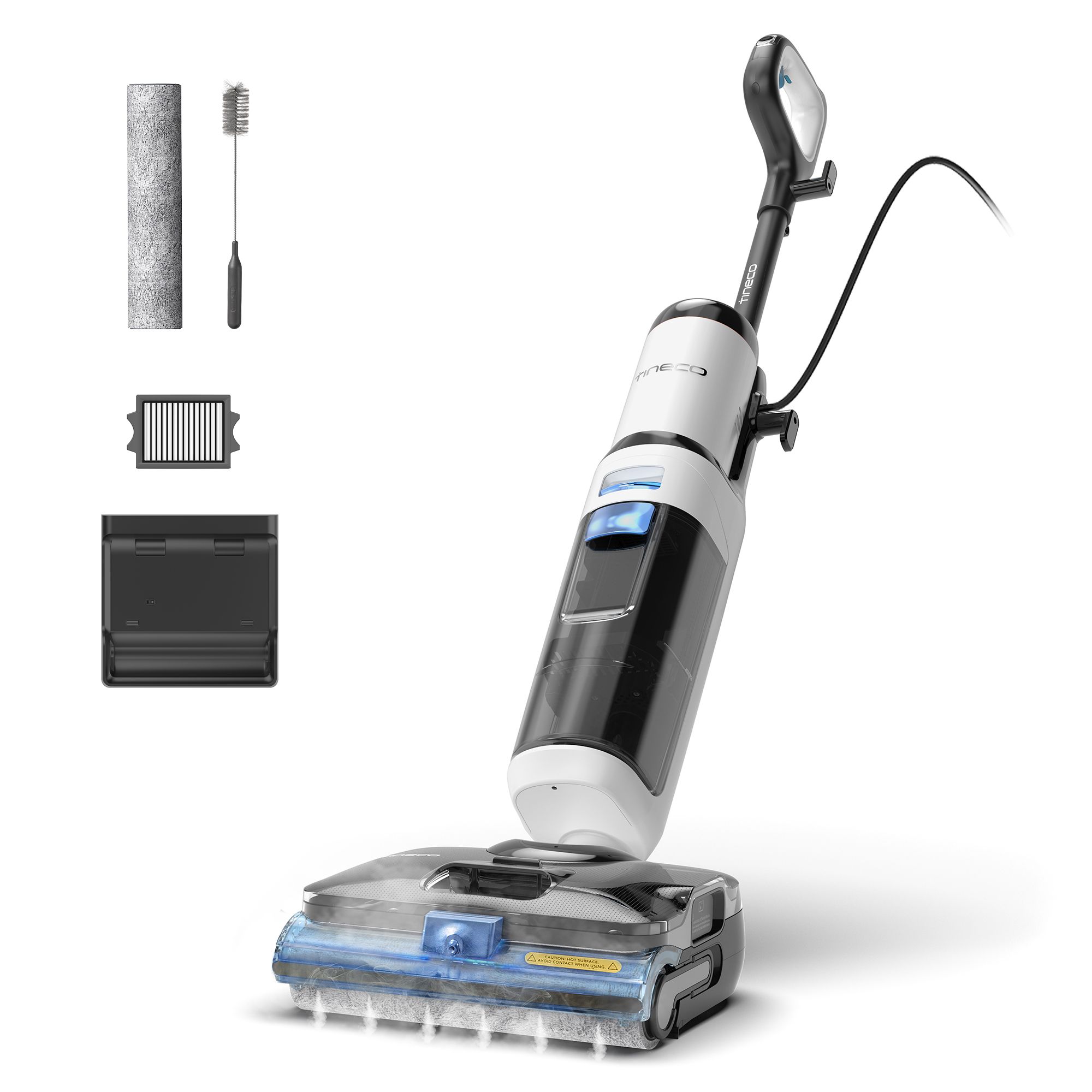 TINECO Nass- & Trockensauger S6 Stretch Steam Plus mit Dampffunktion & Kantenreinigung