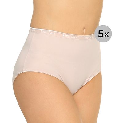 B-Ware LITTLE ROSE 5 Midislips Mikrofasermischung Jacquard im Bund