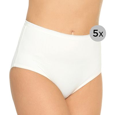 B-Ware LITTLE ROSE 5 Midislips Mikrofasermischung Jacquard im Bund