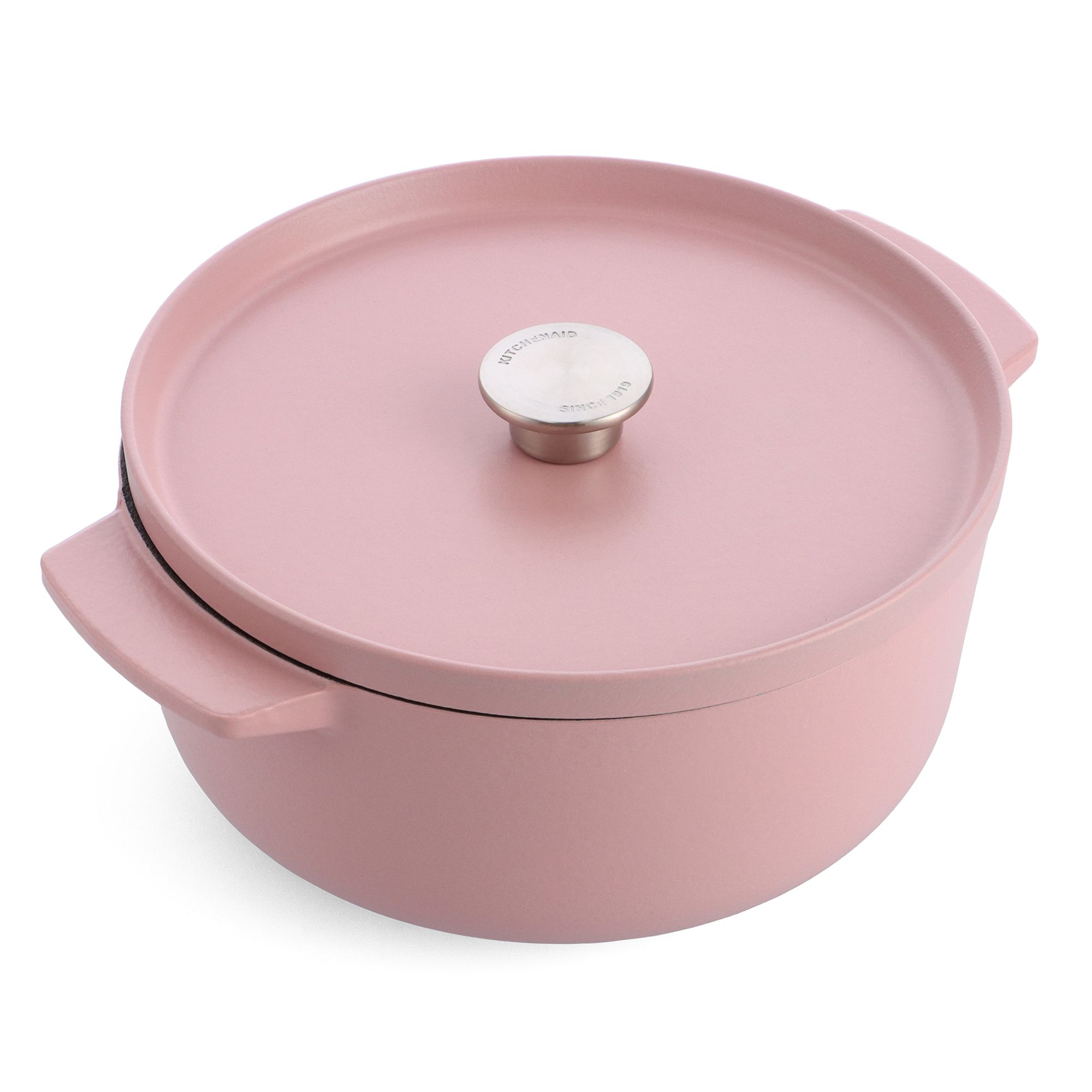KITCHENAID® Gusseisen Kasserolle runder Bräter Ø 26cm / 5,2L inkl. Deckel