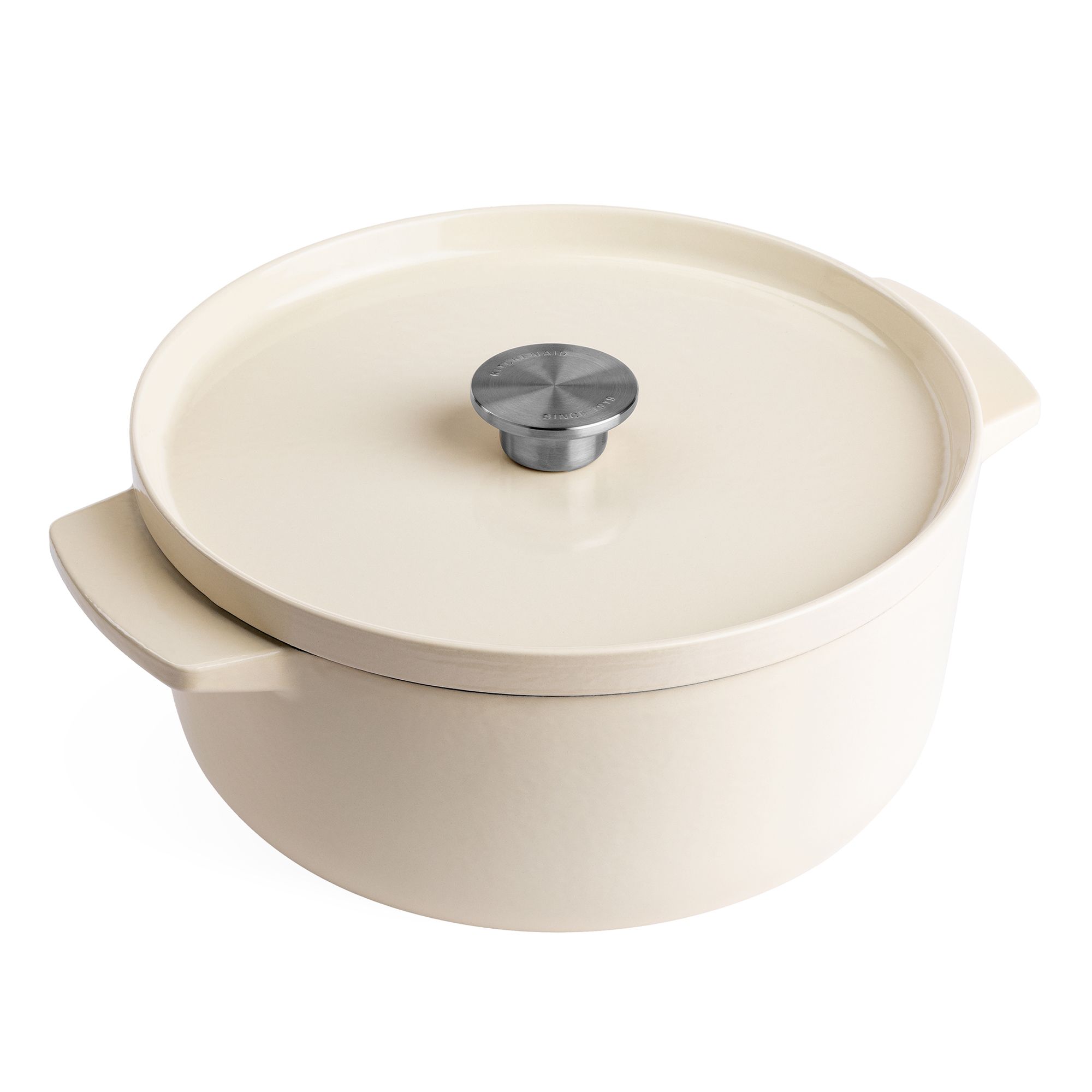 KITCHENAID® Gusseisen Kasserolle runder Bräter Ø 26cm / 5,2L inkl. Deckel