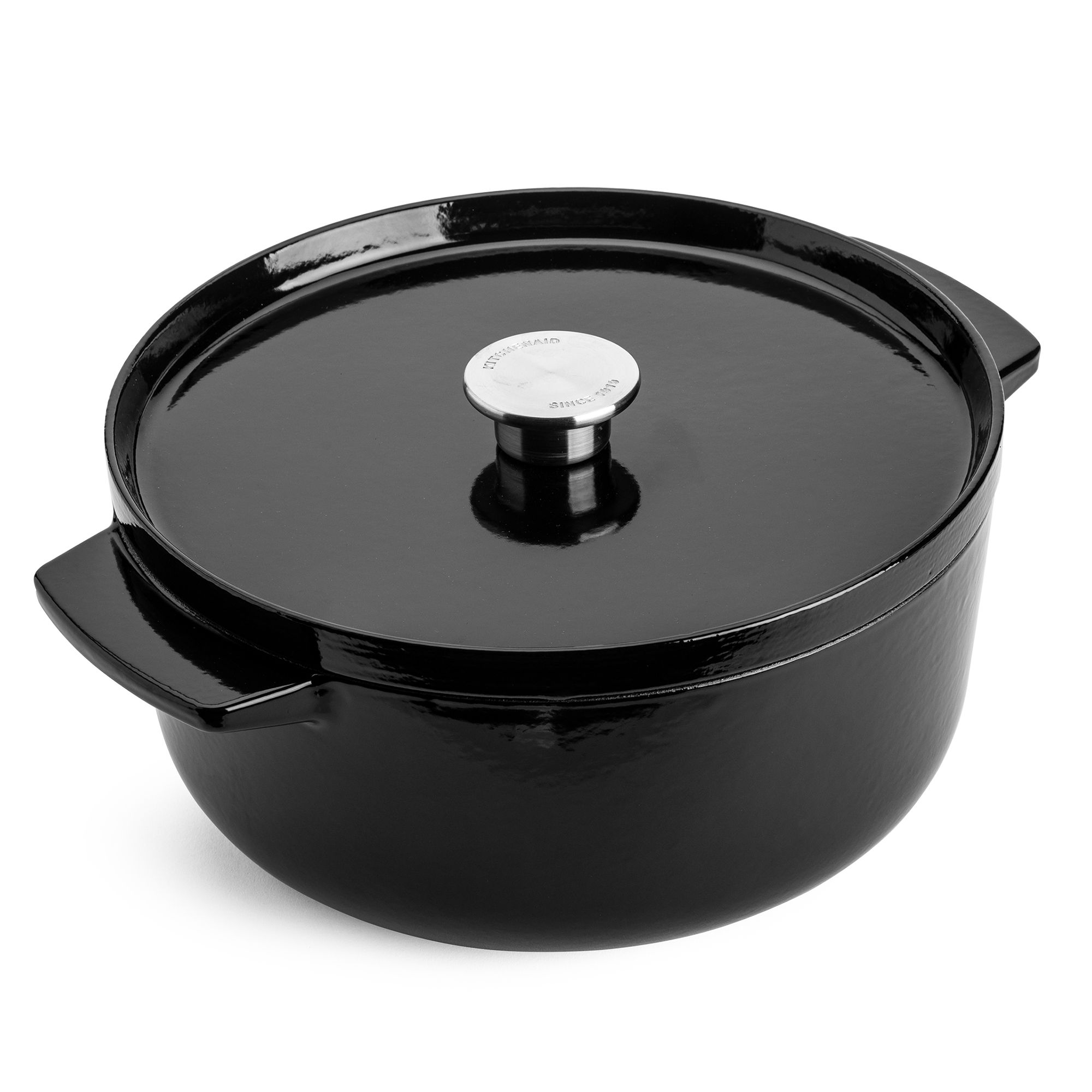 KITCHENAID® Gusseisen Kasserolle runder Bräter Ø 26cm / 5,2L inkl. Deckel