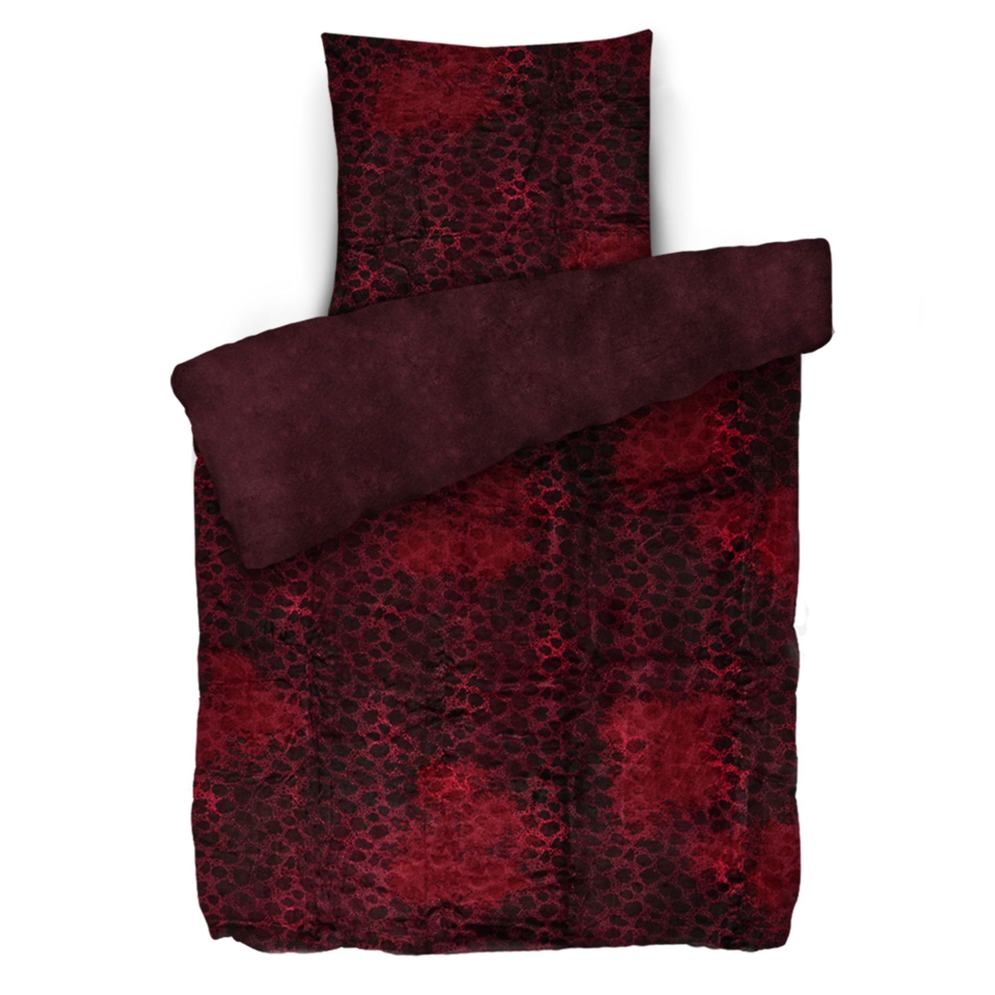 MONT CHALET Wendebettwäsche Animalprint Mikrofaser Chinchilla Einzelbett, 2tlg.