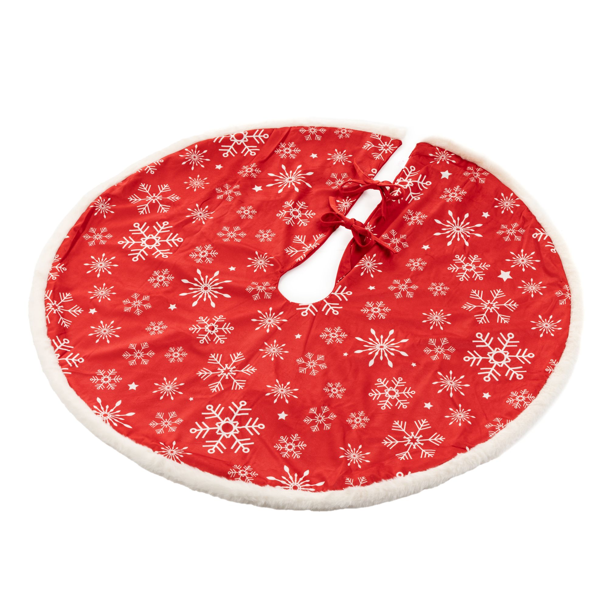 MONT CHALET Christbaum-Decke Eiskristalle 15 warmweiße LEDs 6h-Timer, Ø ca. 95cm