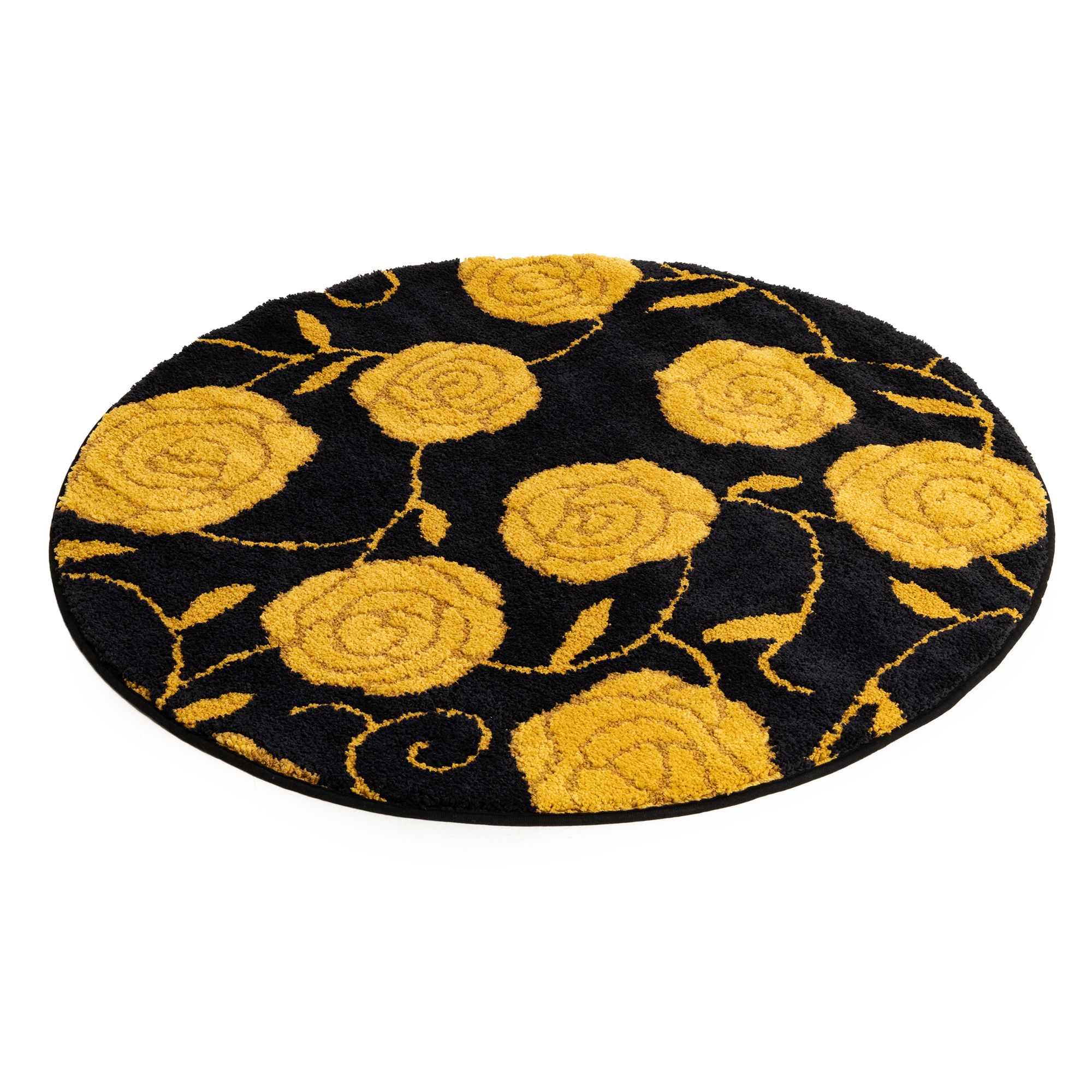 CASA FONDO 1 runder Teppich Rosentraum Mikrofaser waschbar, Ø 100cm