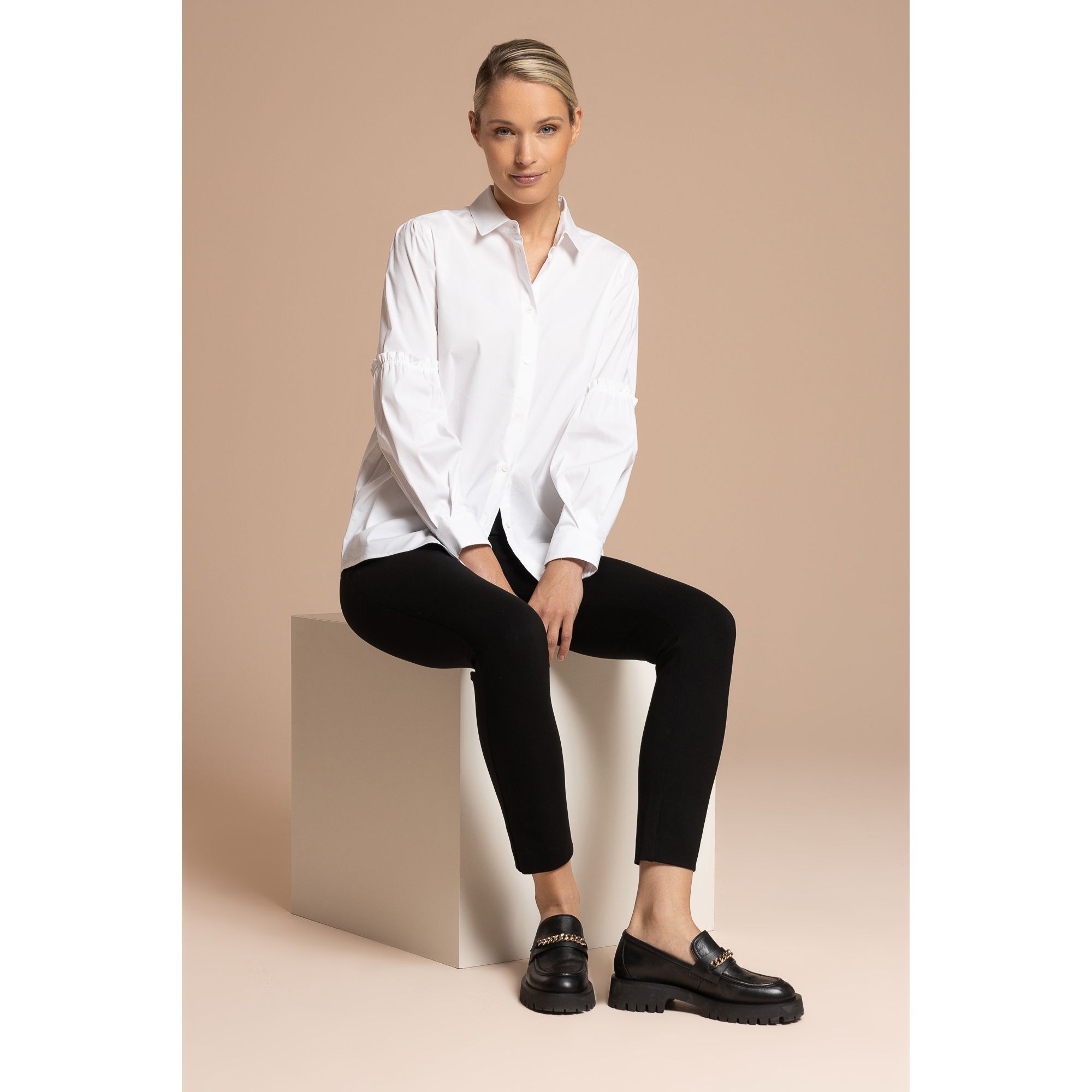 B-Ware STEFFEN SCHRAUT Jeggings, knöchellang Rundumdehnbund Knopf-Detail