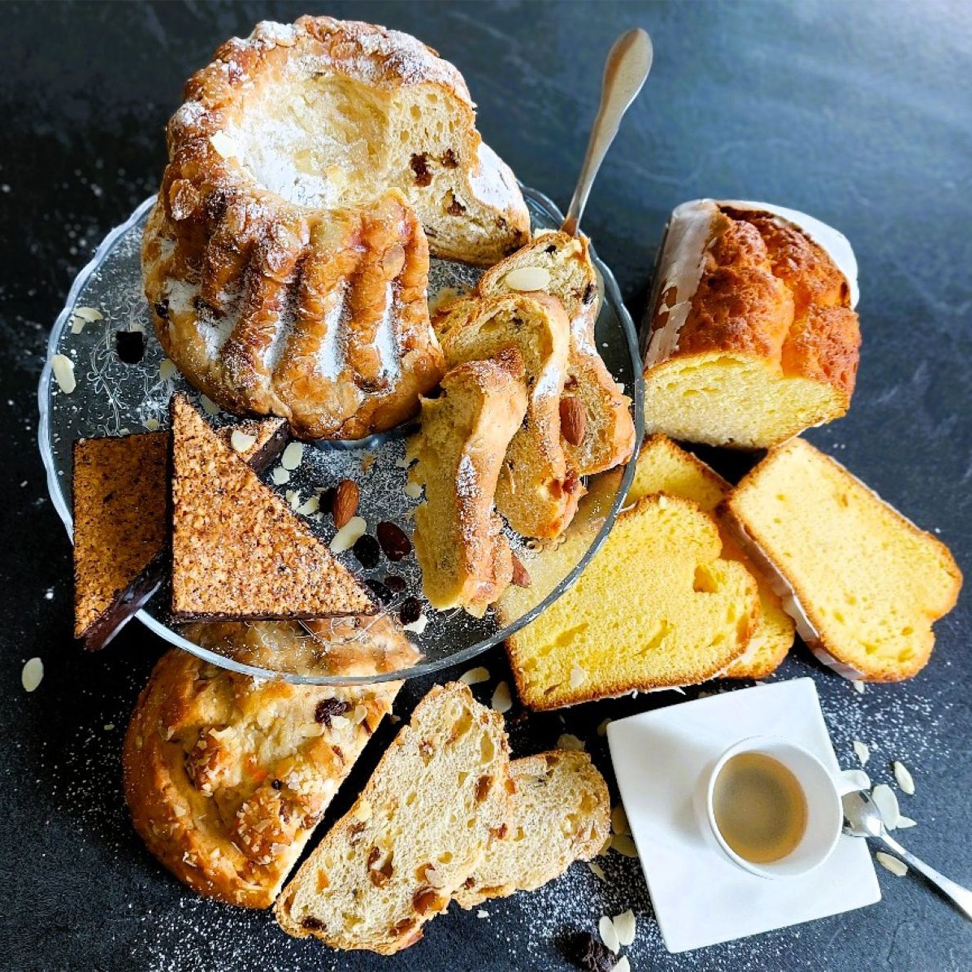 BÄCKEREI DREHER Kennenlernpaket 5 tlg 4 verschiedene Spezialitäten Inhalt 1.720g