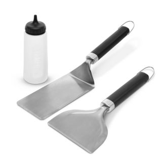 WEBER® Plancha-Starter-Set Grillbesteck aus Edelstahl 3-teilig