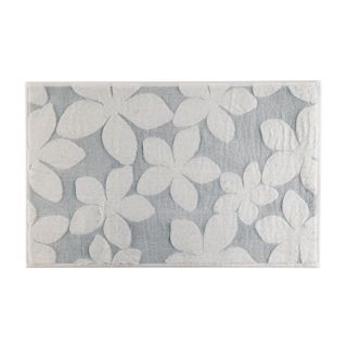 MONT CHALET 1 Badteppich 3D-Effekt Blumenwiese Mikrofaser waschbar