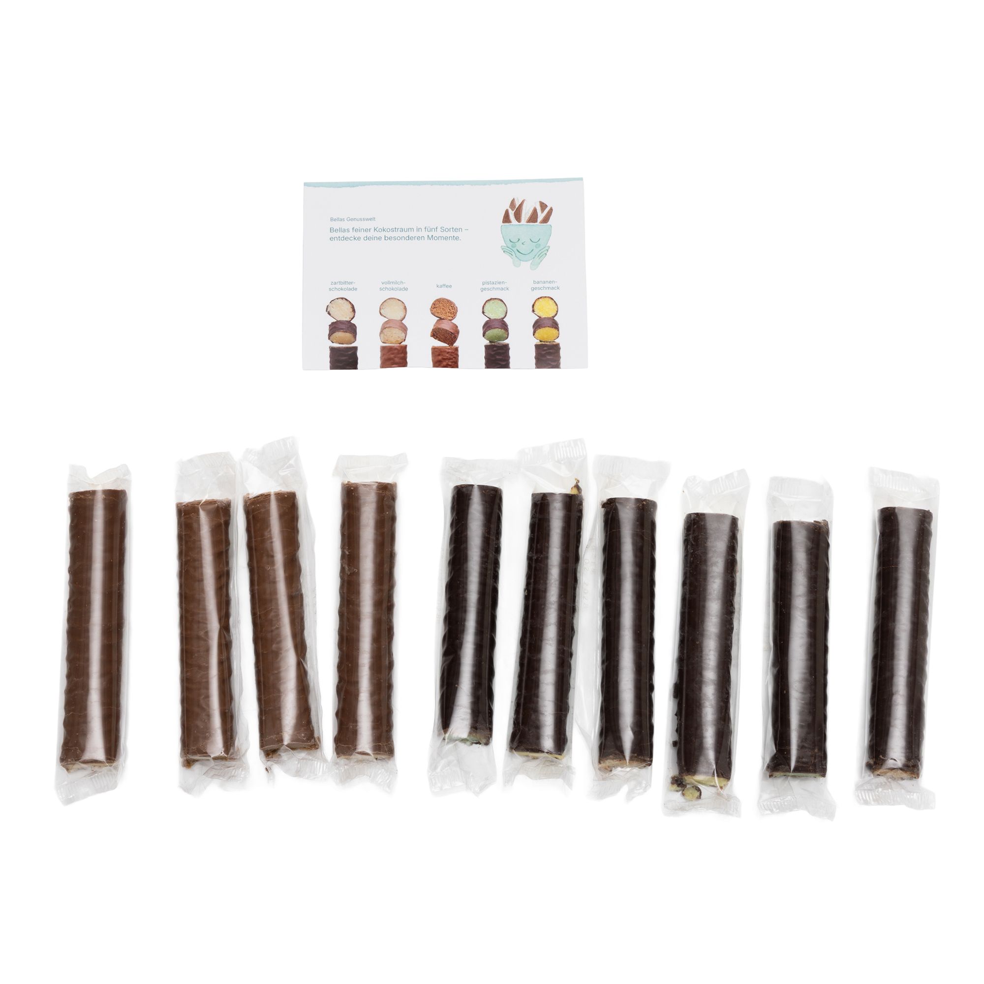 BELLAS GENUSSWELT Kokostraum Kokoskonfekt gemischt 5 versch. Sorten Inhalt 800g