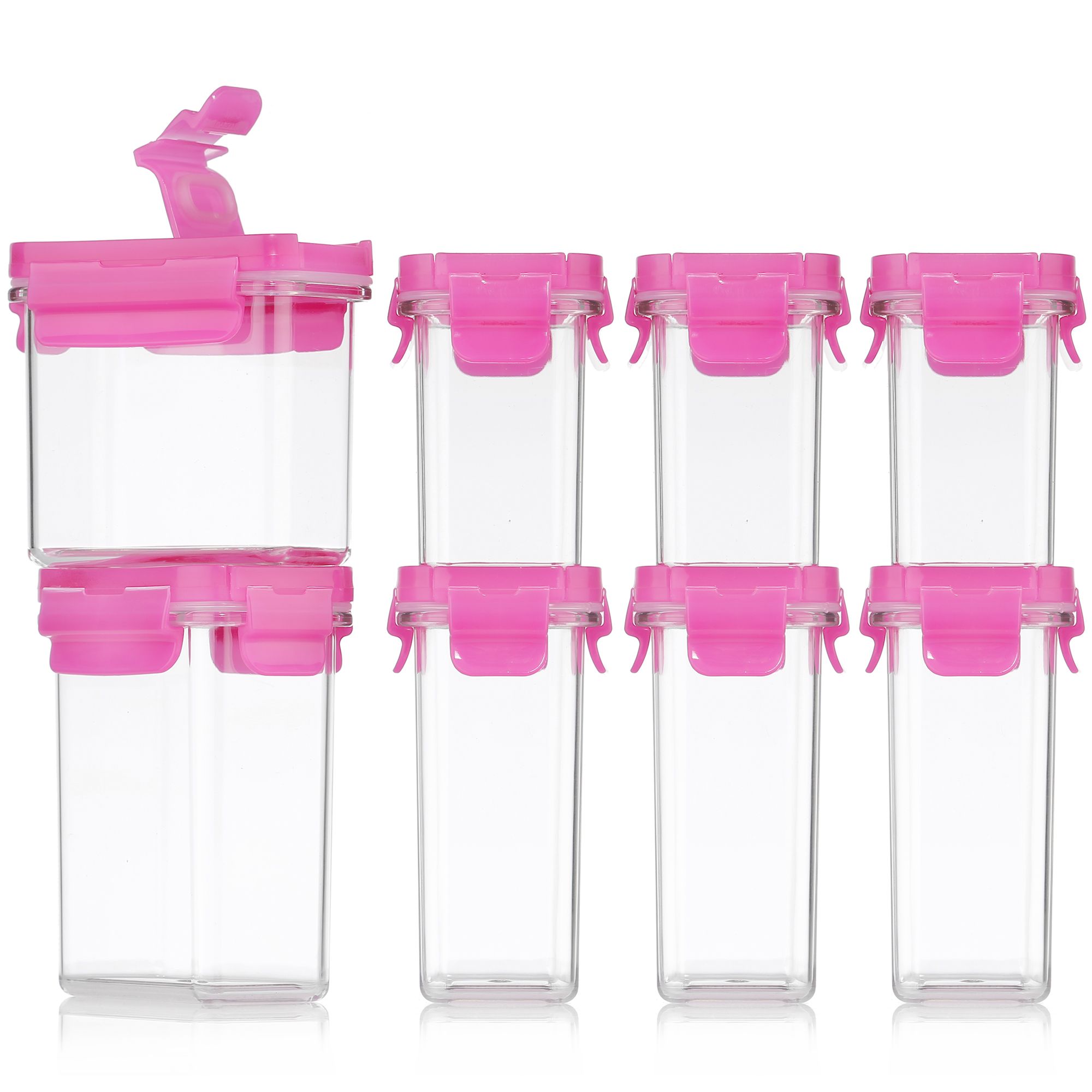 LocknLock 8 Vorratsdosen Tritan™ mit Schüttfunktion 180ml-250ml