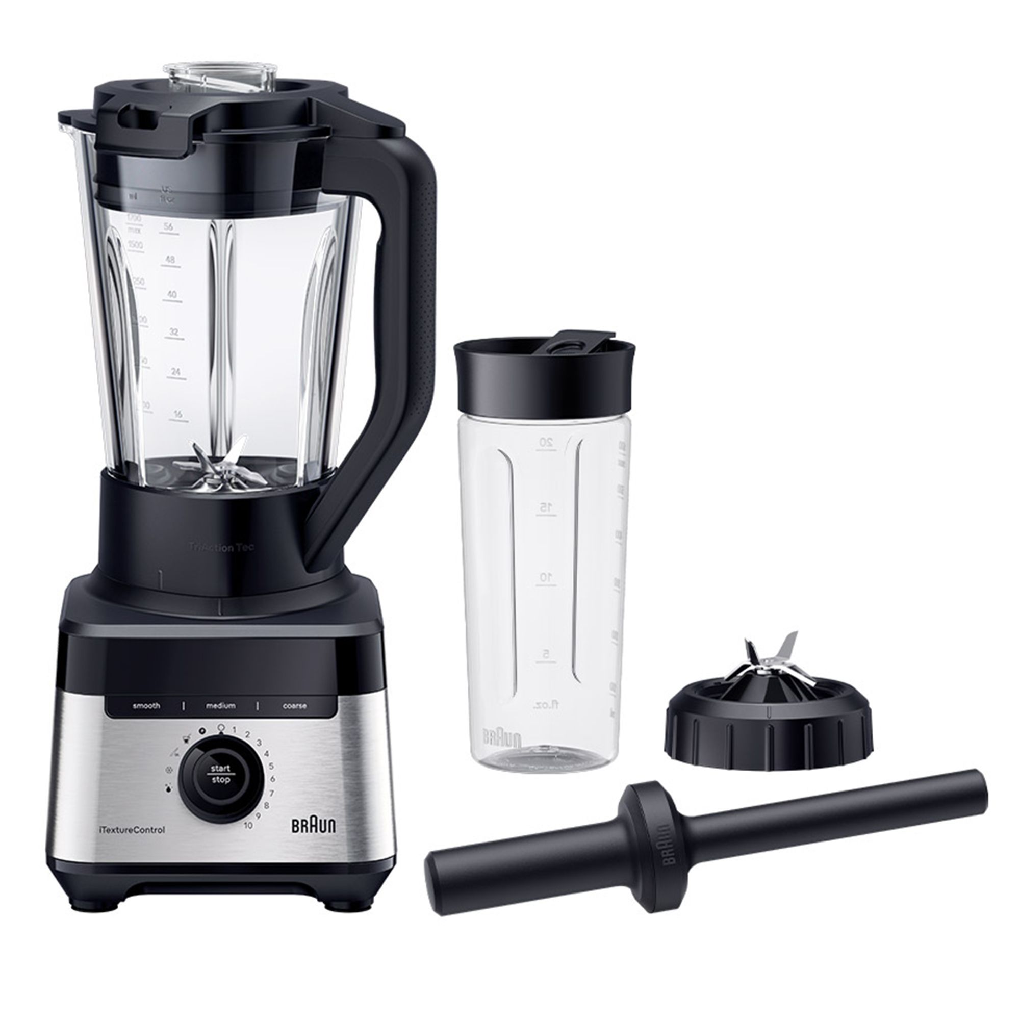 BRAUN Standmixer JB7551 Powerblend 7 9 Programme 1,7L Fassungsvermögen